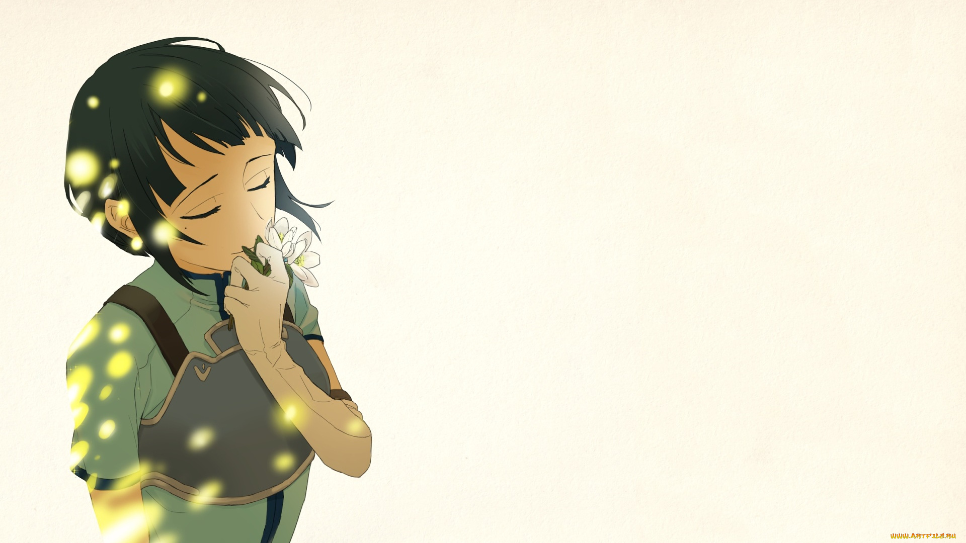 аниме, sword, art, online, фон, девушка, взгляд