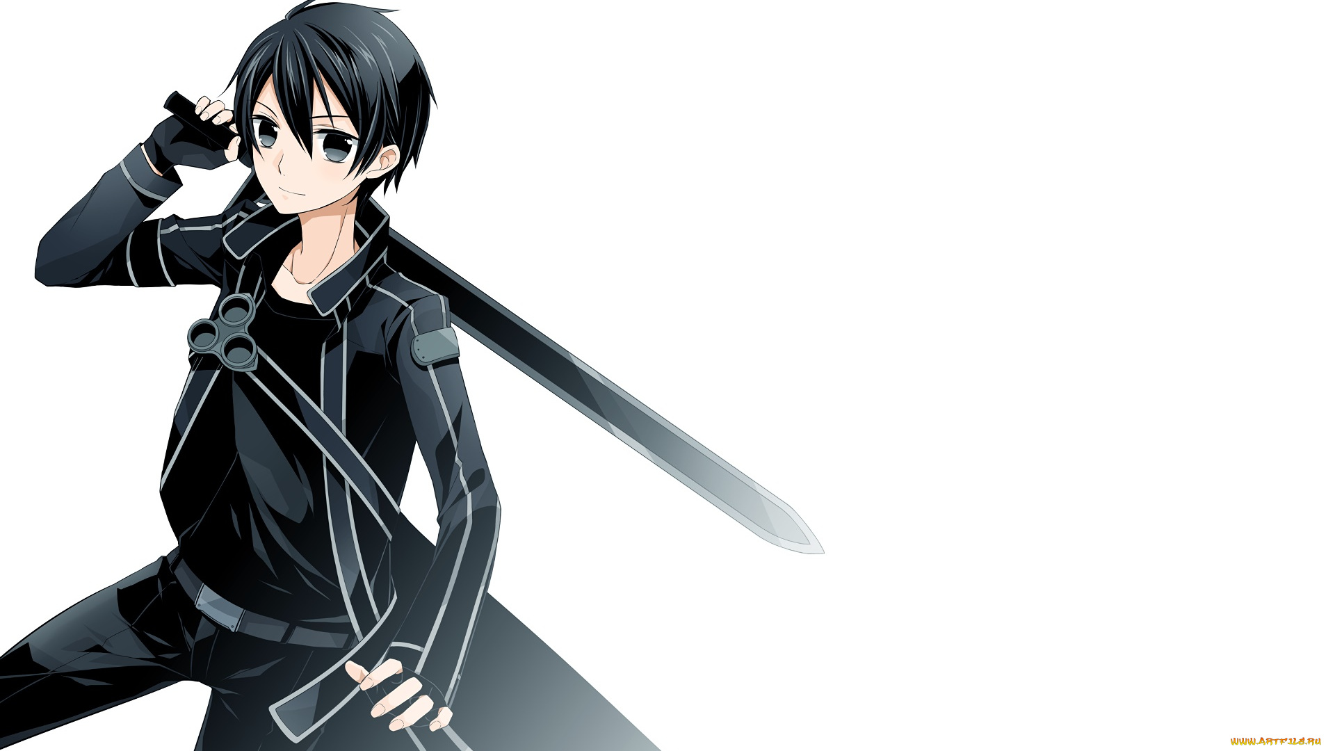 аниме, sword, art, online, фон, парень, взгляд