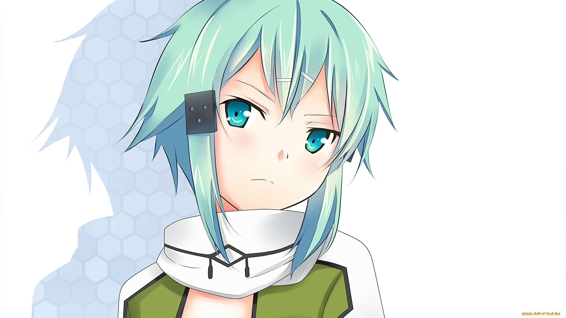 аниме, sword, art, online, фон, взгляд, девушка