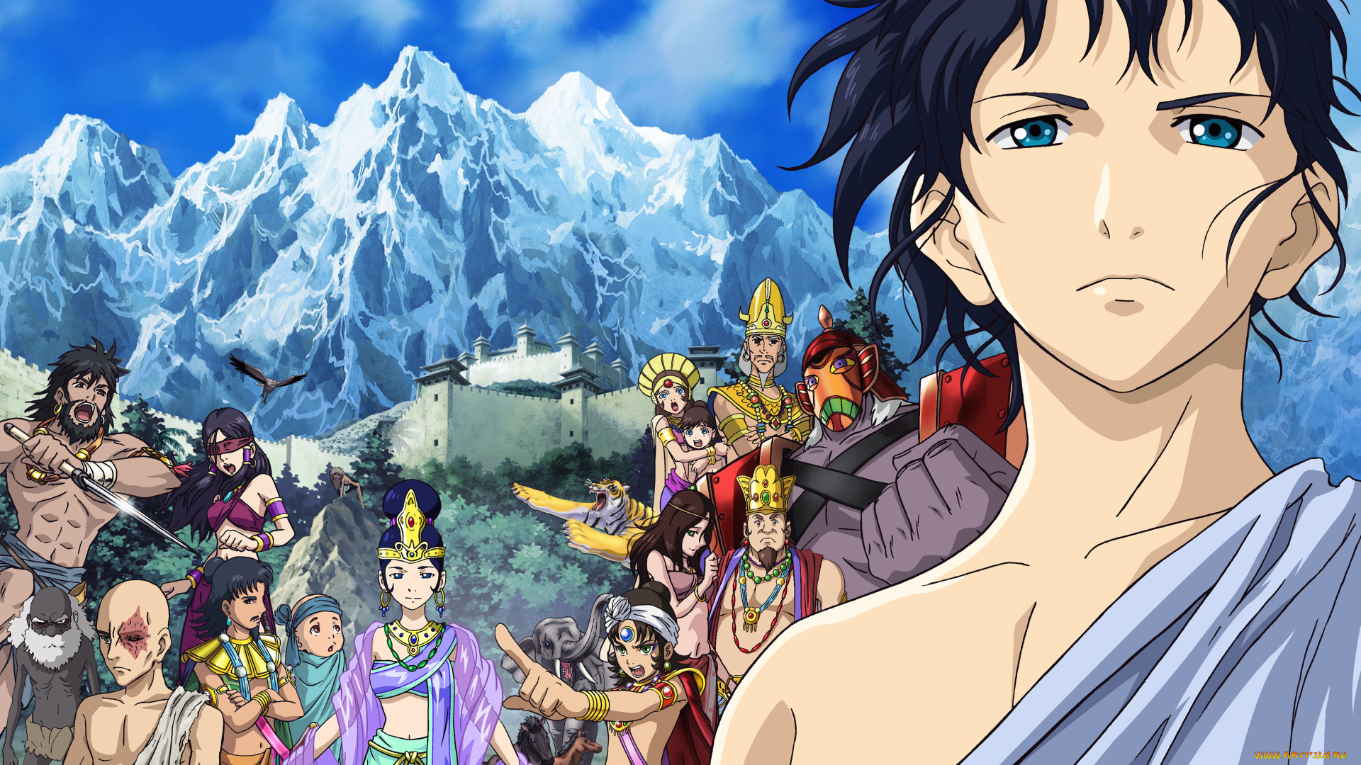 аниме, tezuka, osamu, no, buddha, tezuka, osamu, no, buddha