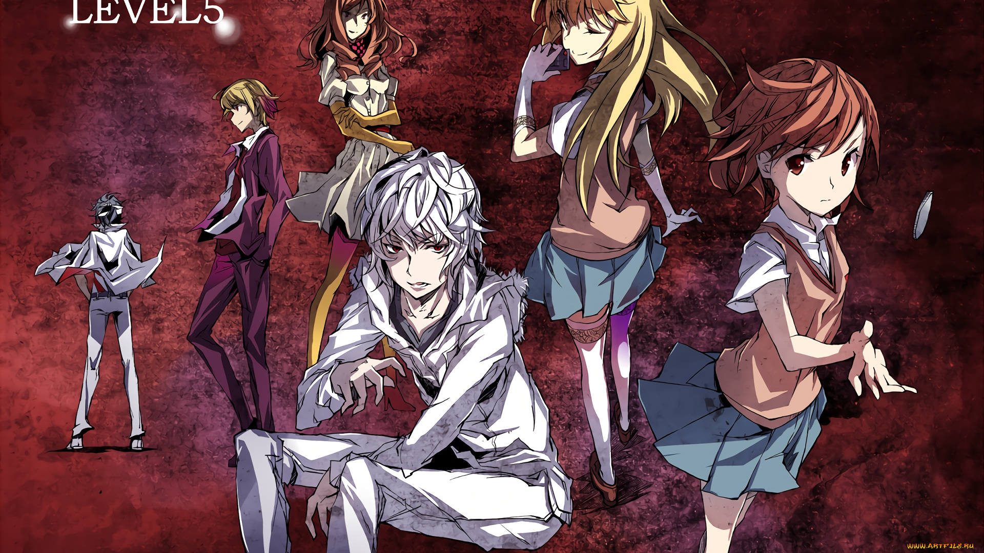 аниме, toaru, majutsu, no, index, фон, девушки, взгляд