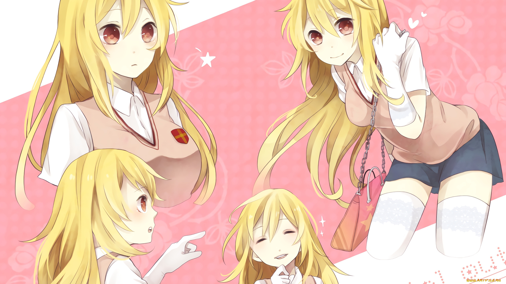 аниме, toaru, majutsu, no, index, фон, взгляд, девушки