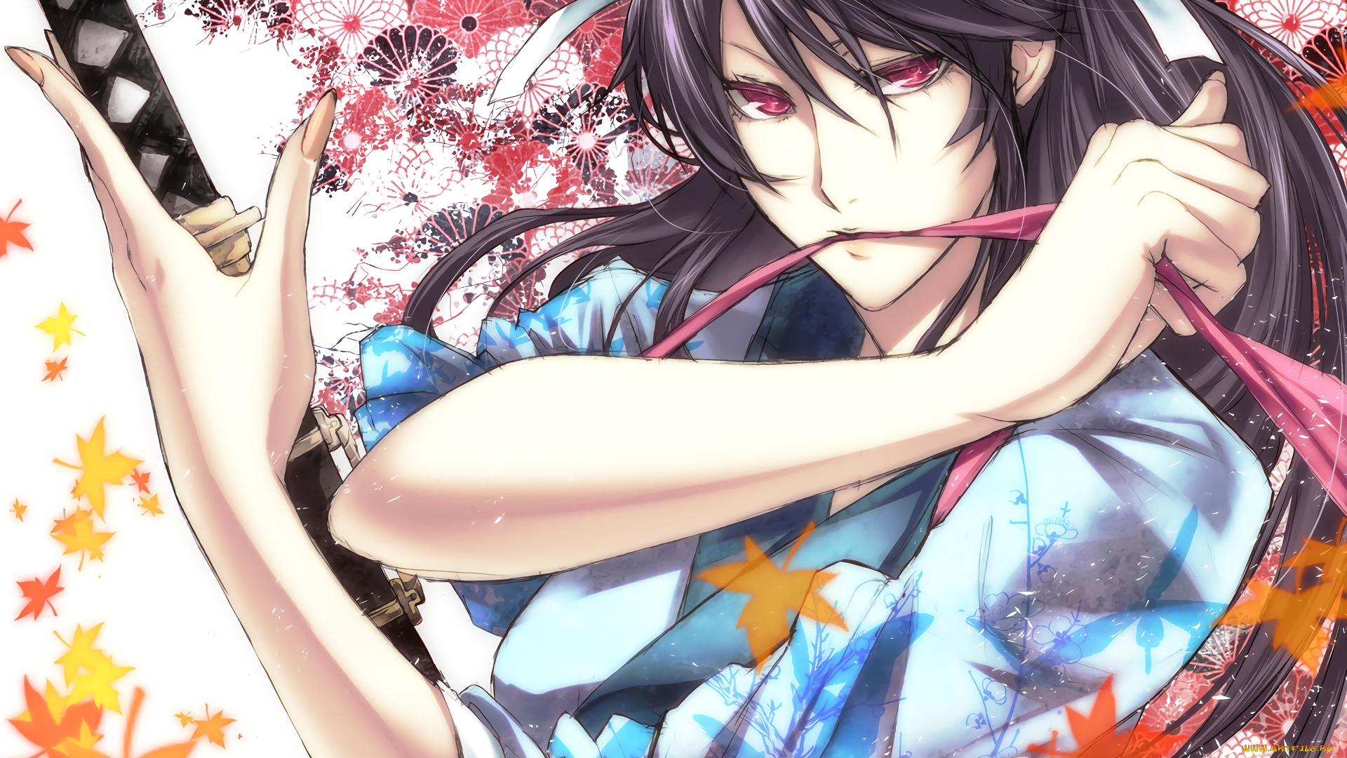 аниме, toaru, majutsu, no, index, взгляд, девушка, фон