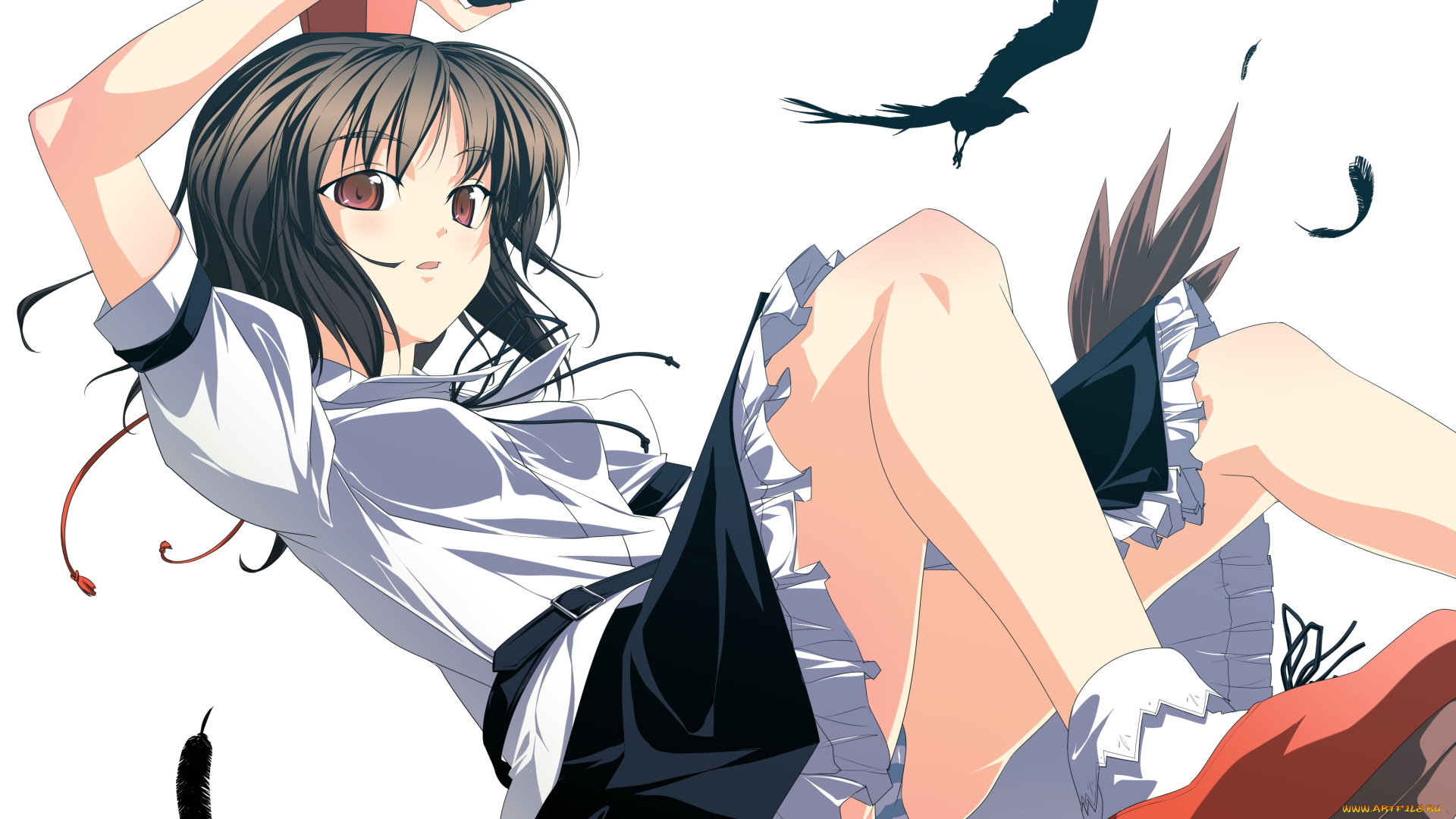 аниме, touhou, shameimaru, aya