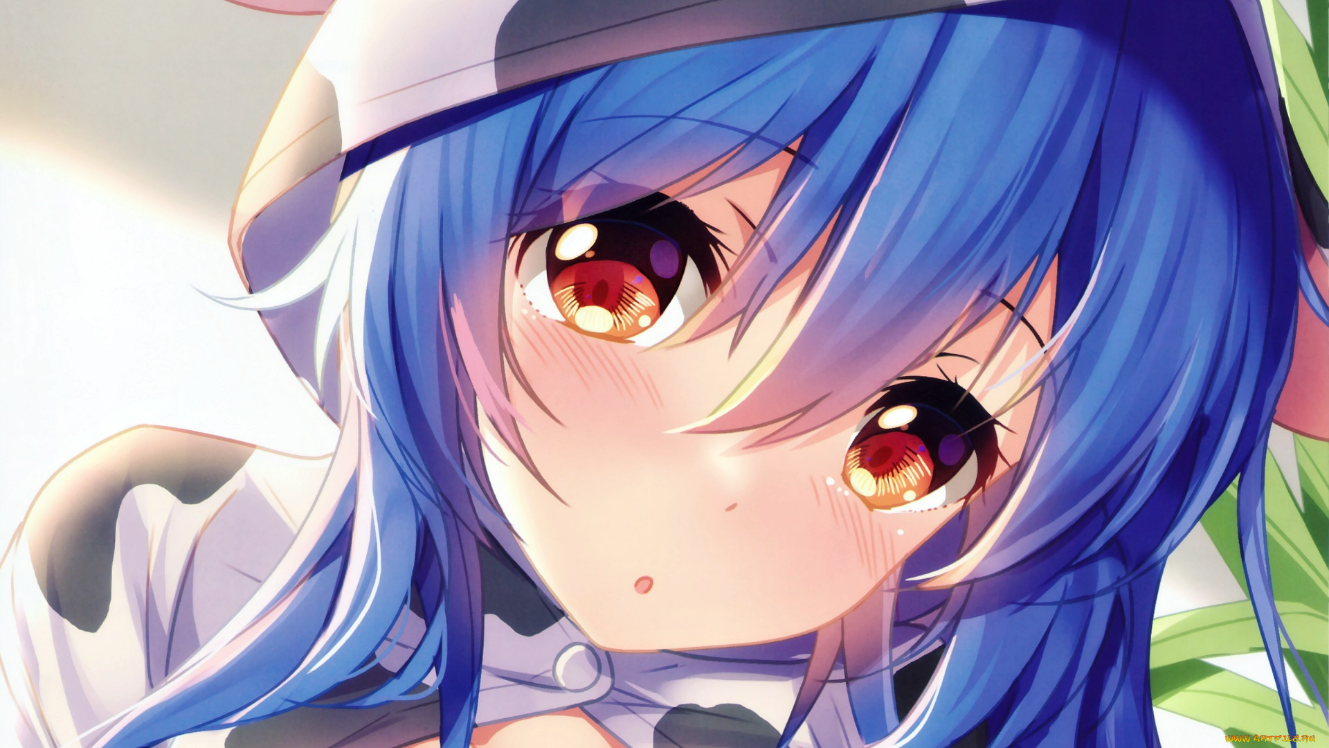 аниме, unknown, , другое, взгляд, девушка, фон