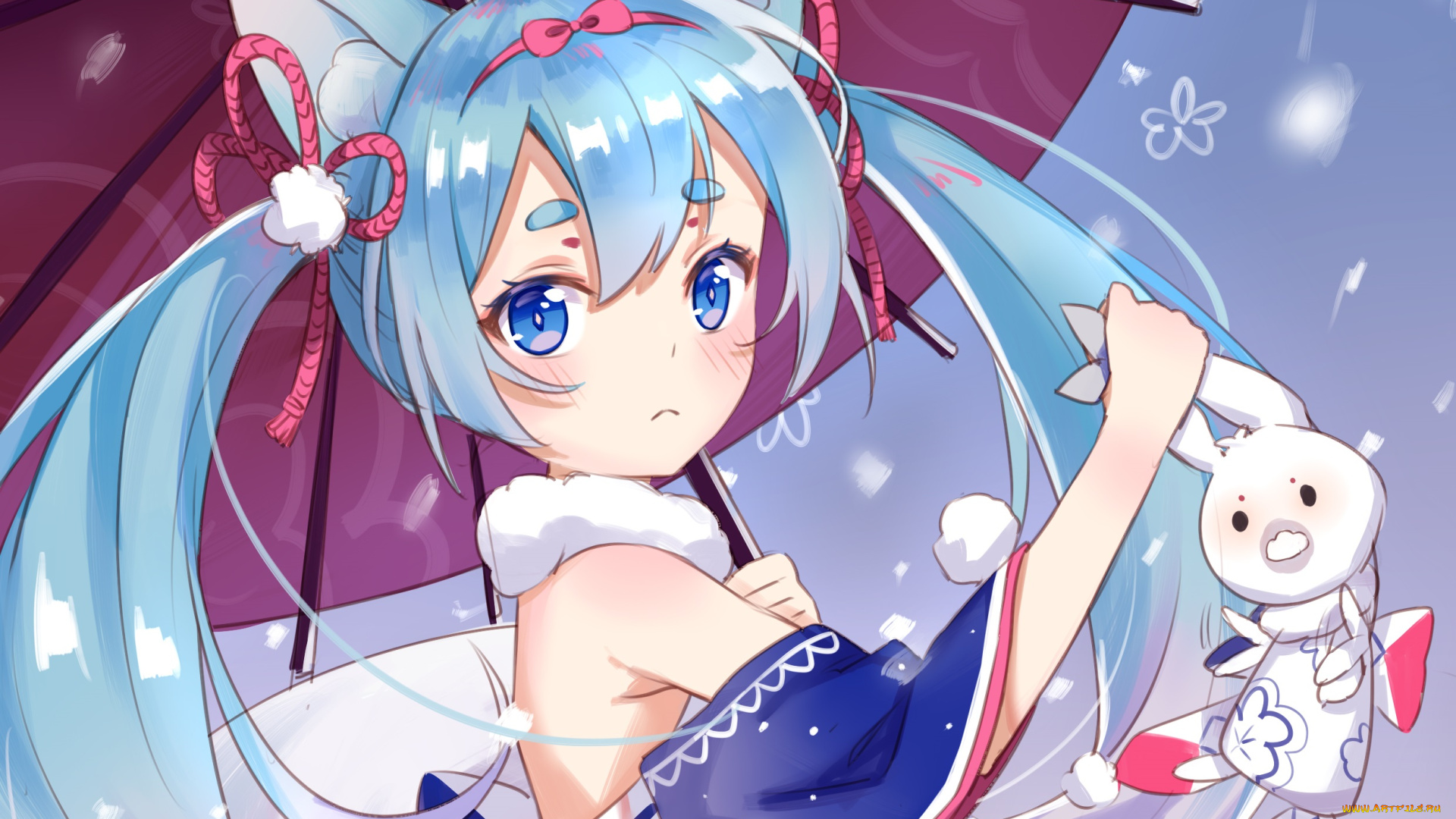 аниме, vocaloid, hatsune, miku