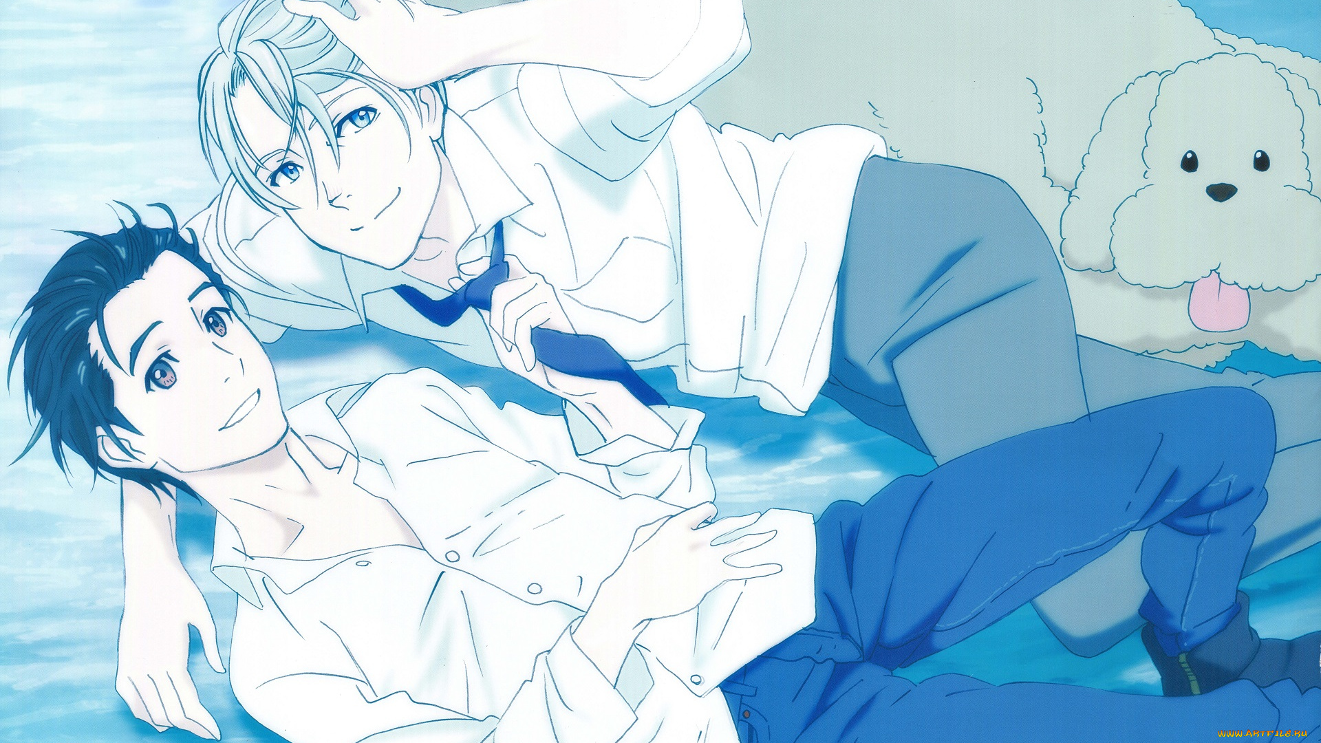 аниме, yuri, on, ice, парни