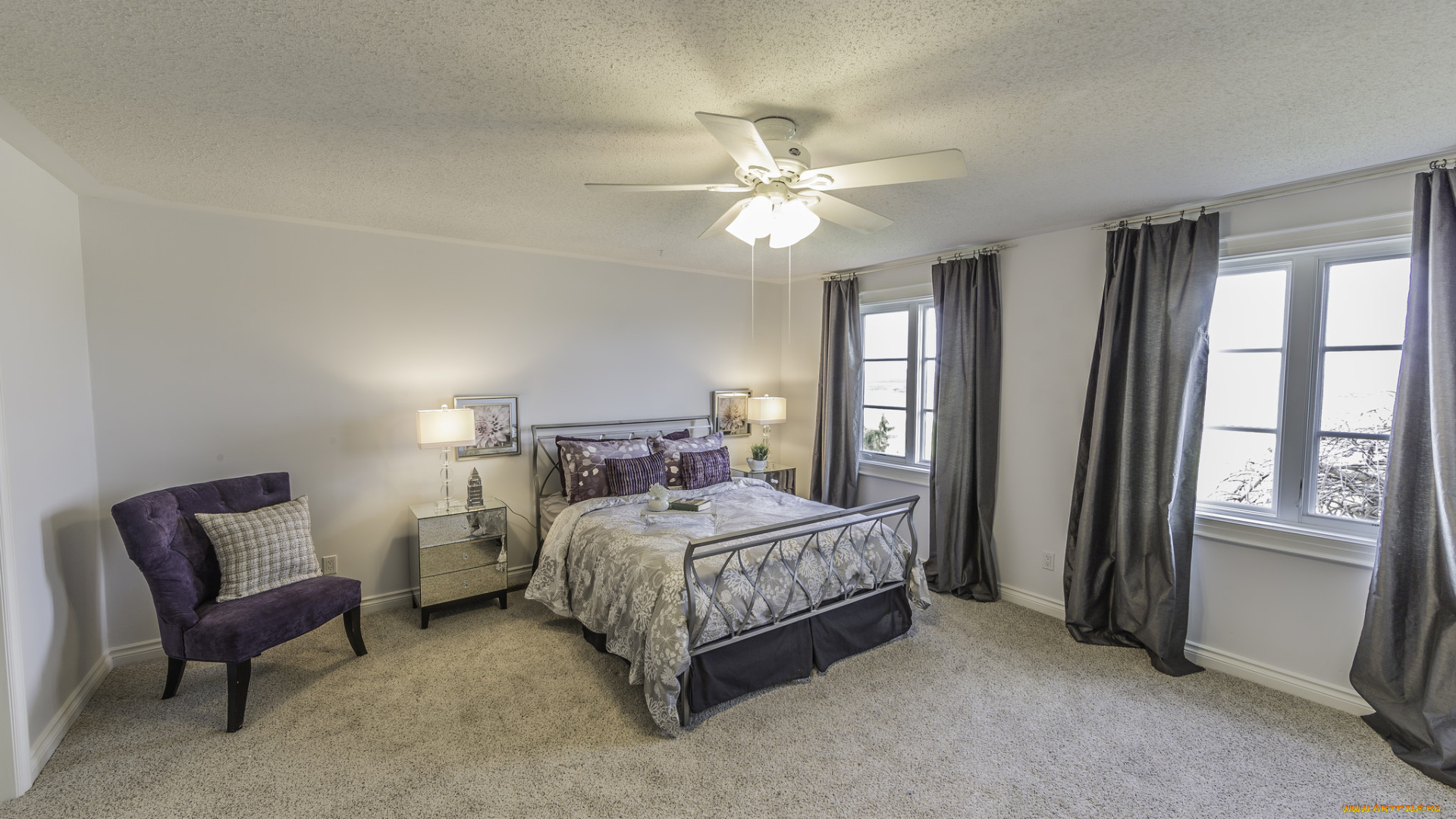 интерьер, спальня, жилье