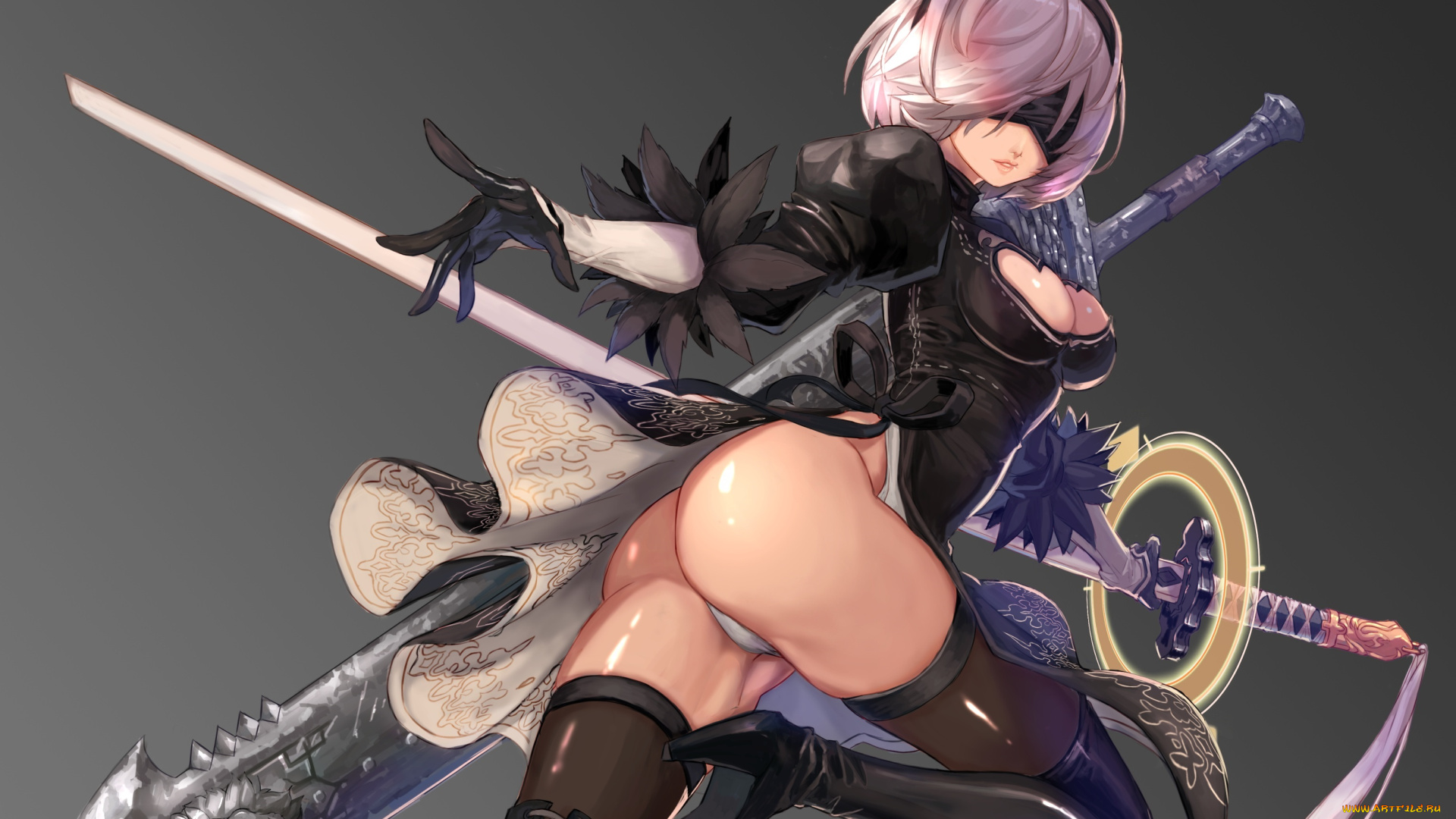 видео, игры, nier, , automata, automata