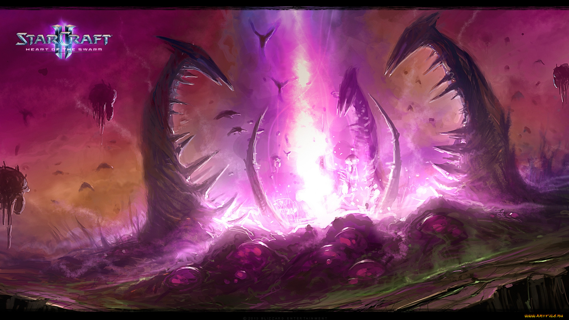 видео, игры, starcraft, ii, , heart, of, the, swarm, игра, стратегия, heart, of, the, swarm, starcraft, 2