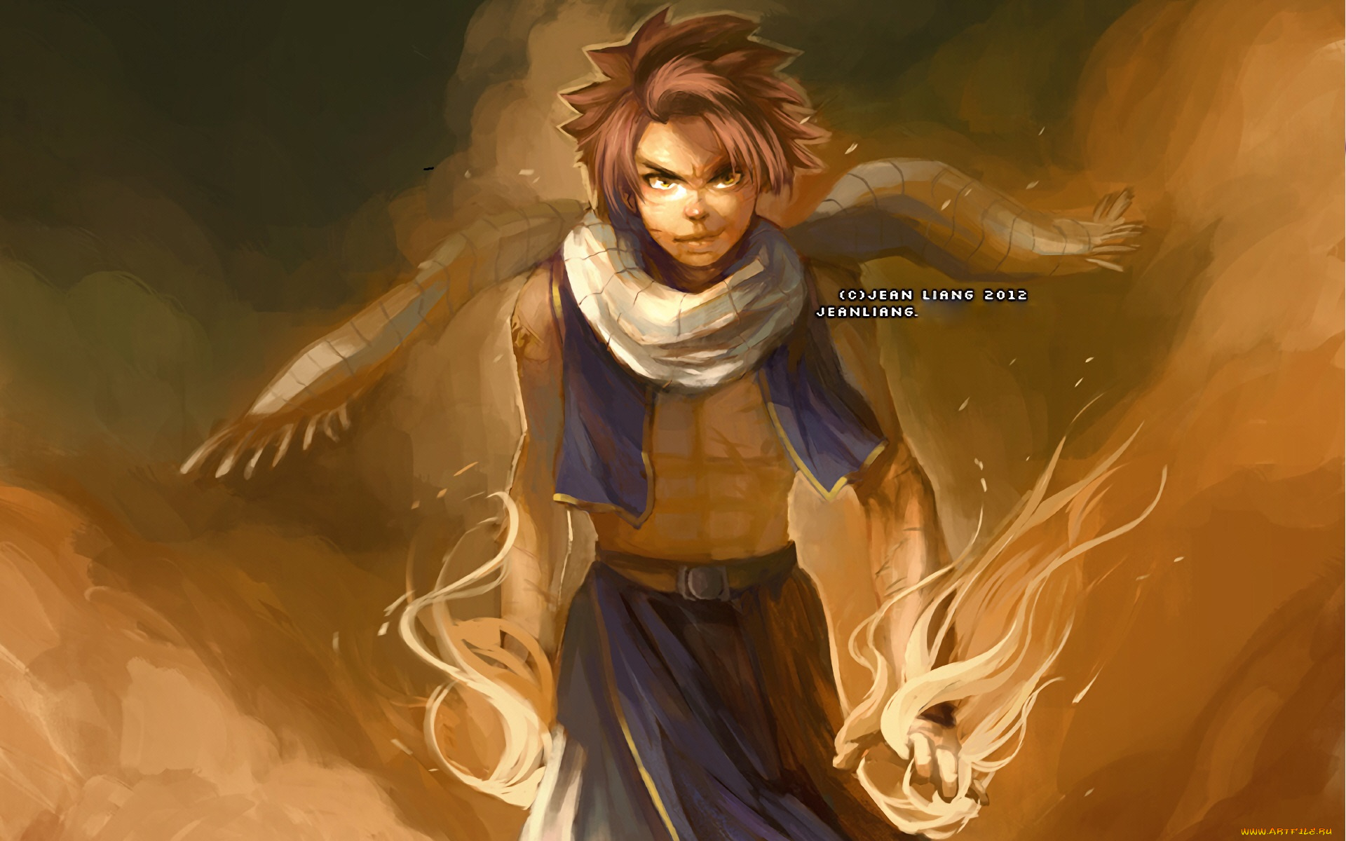 аниме, fairy, tail, нацу, хвост, феи