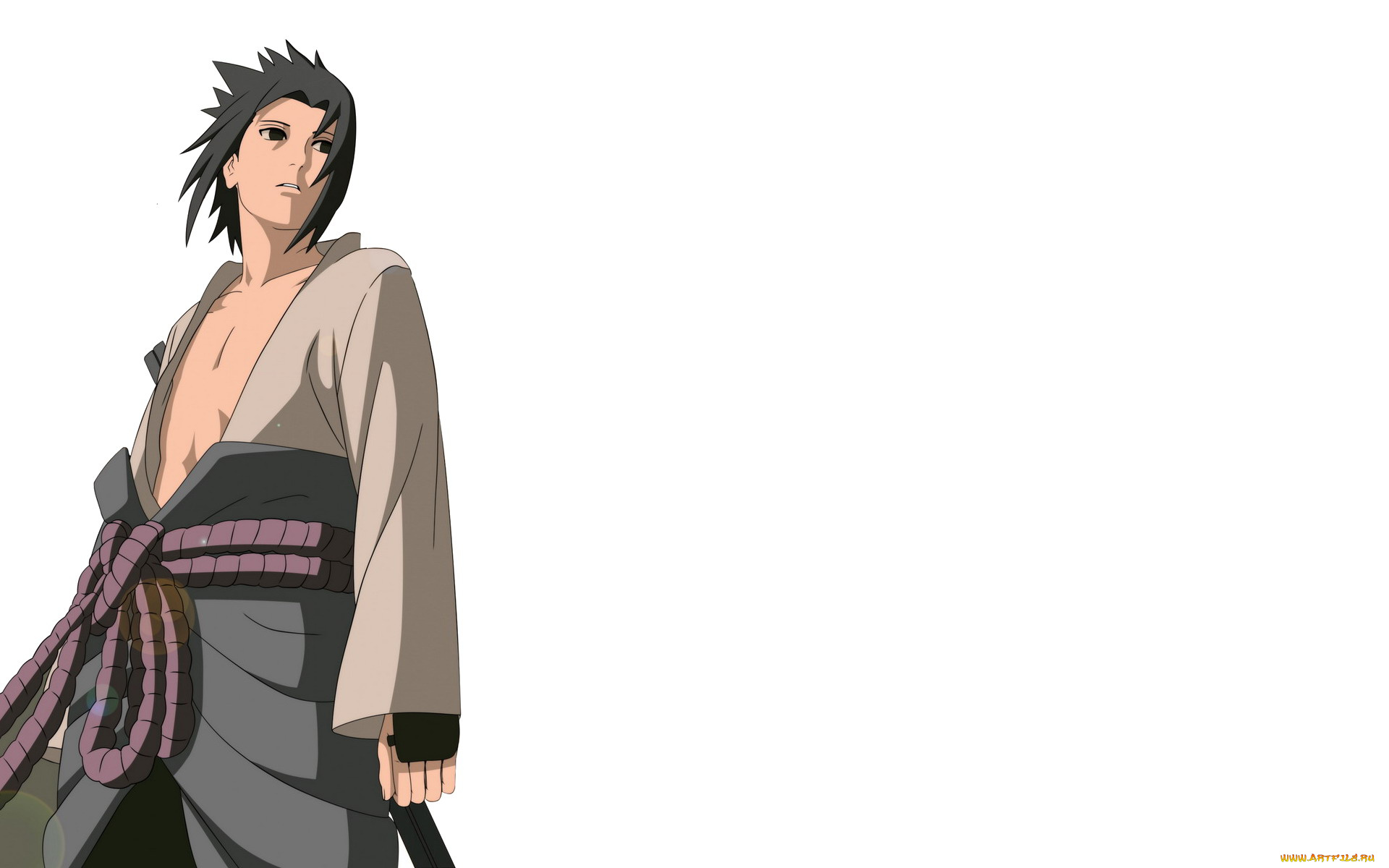 аниме, naruto, шиноби, пояс, учиха, саске