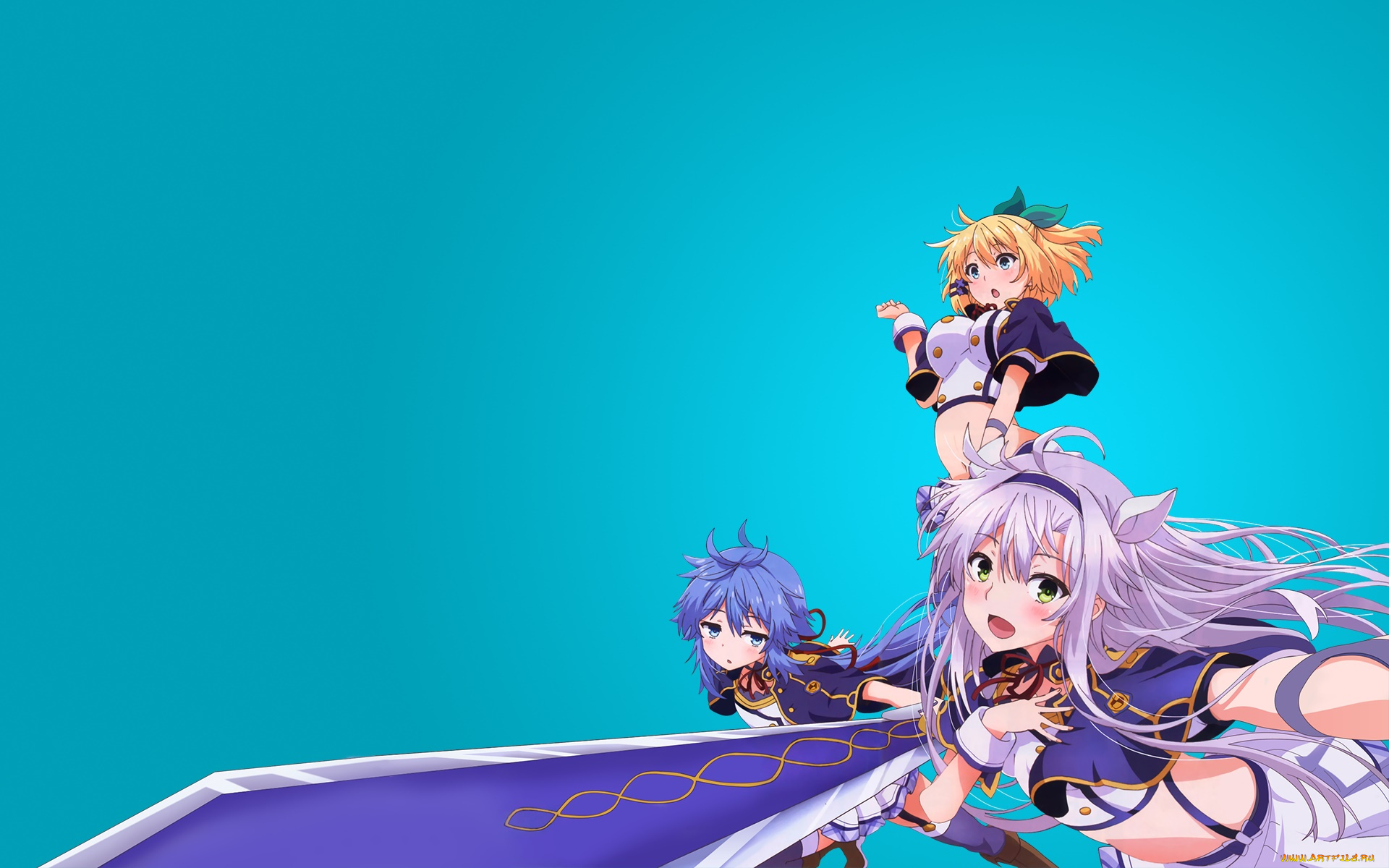 аниме, rokudenashi, majutsu, koushi, to, akashic, records, взгляд, девушка, фон