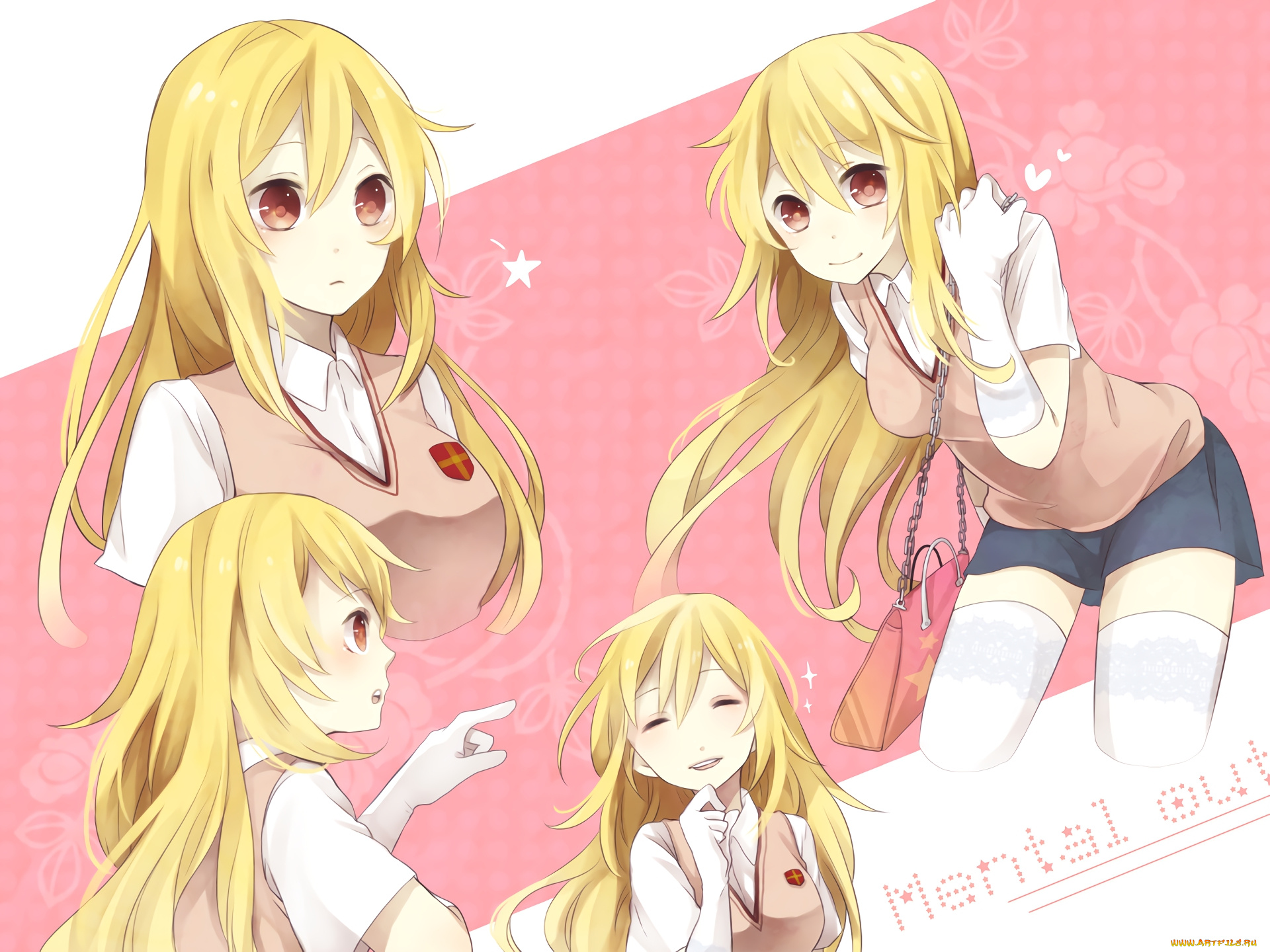 аниме, toaru, majutsu, no, index, фон, взгляд, девушки