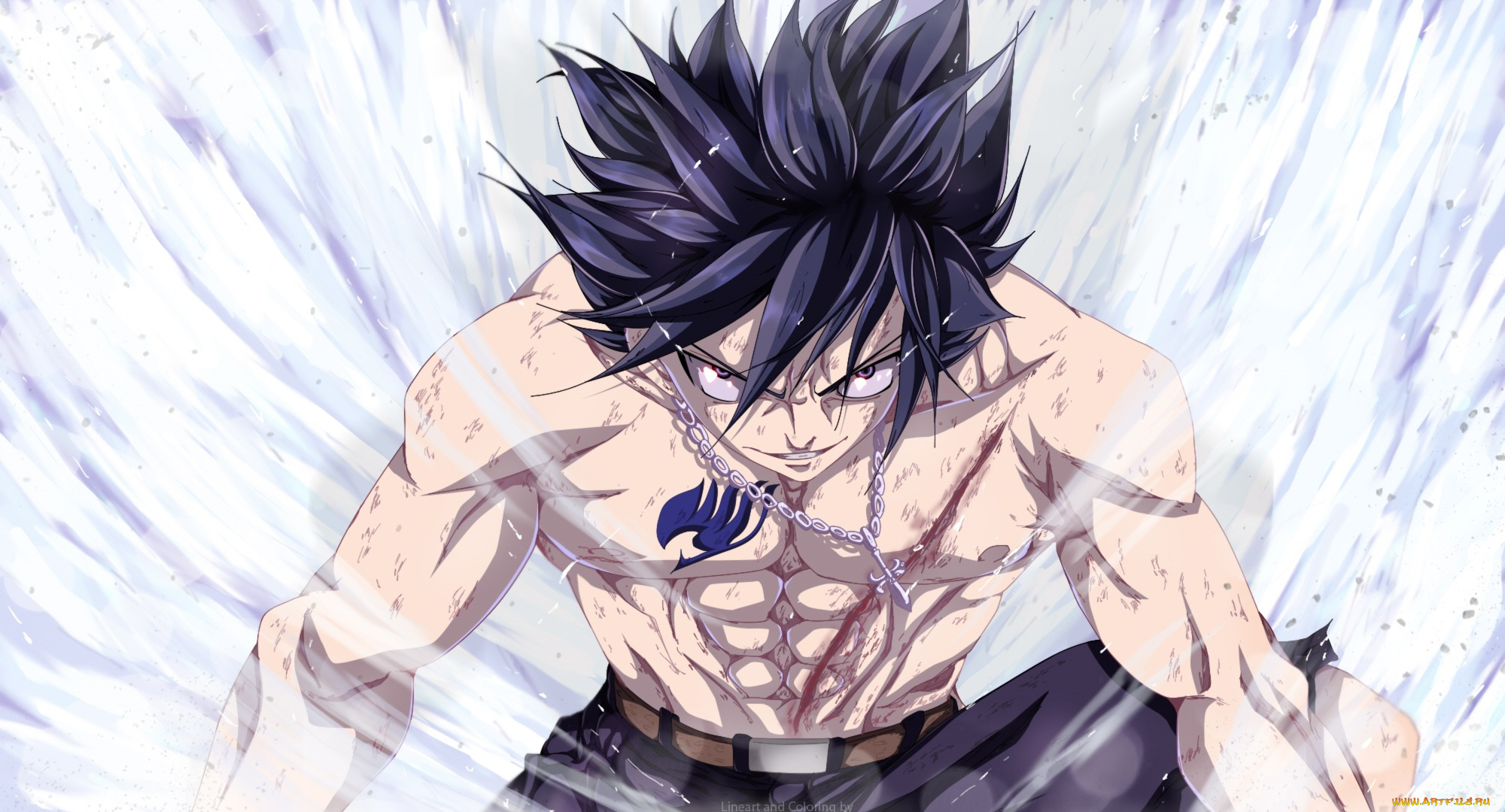 аниме, fairy, tail, хвост, феи