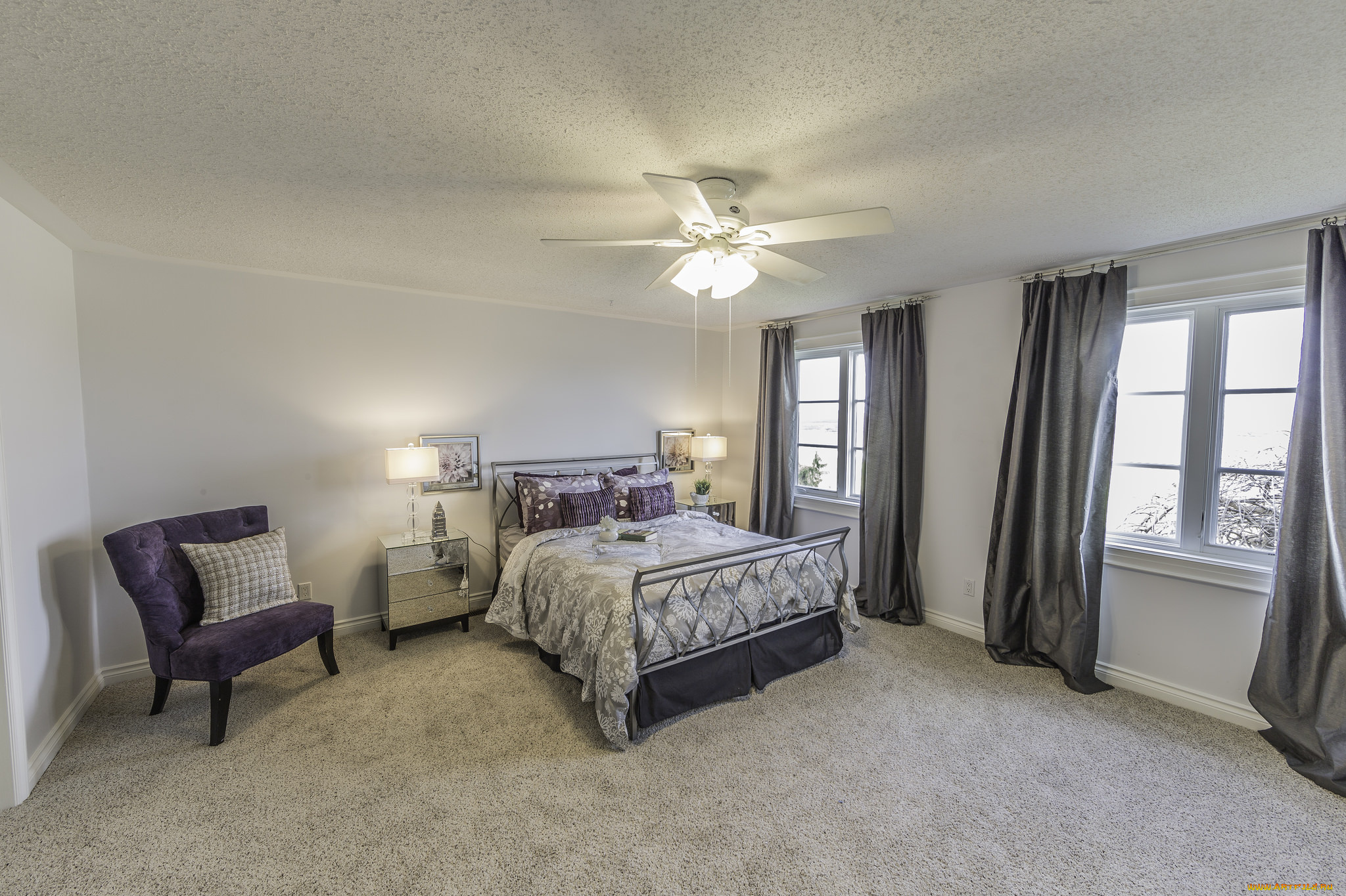 интерьер, спальня, жилье