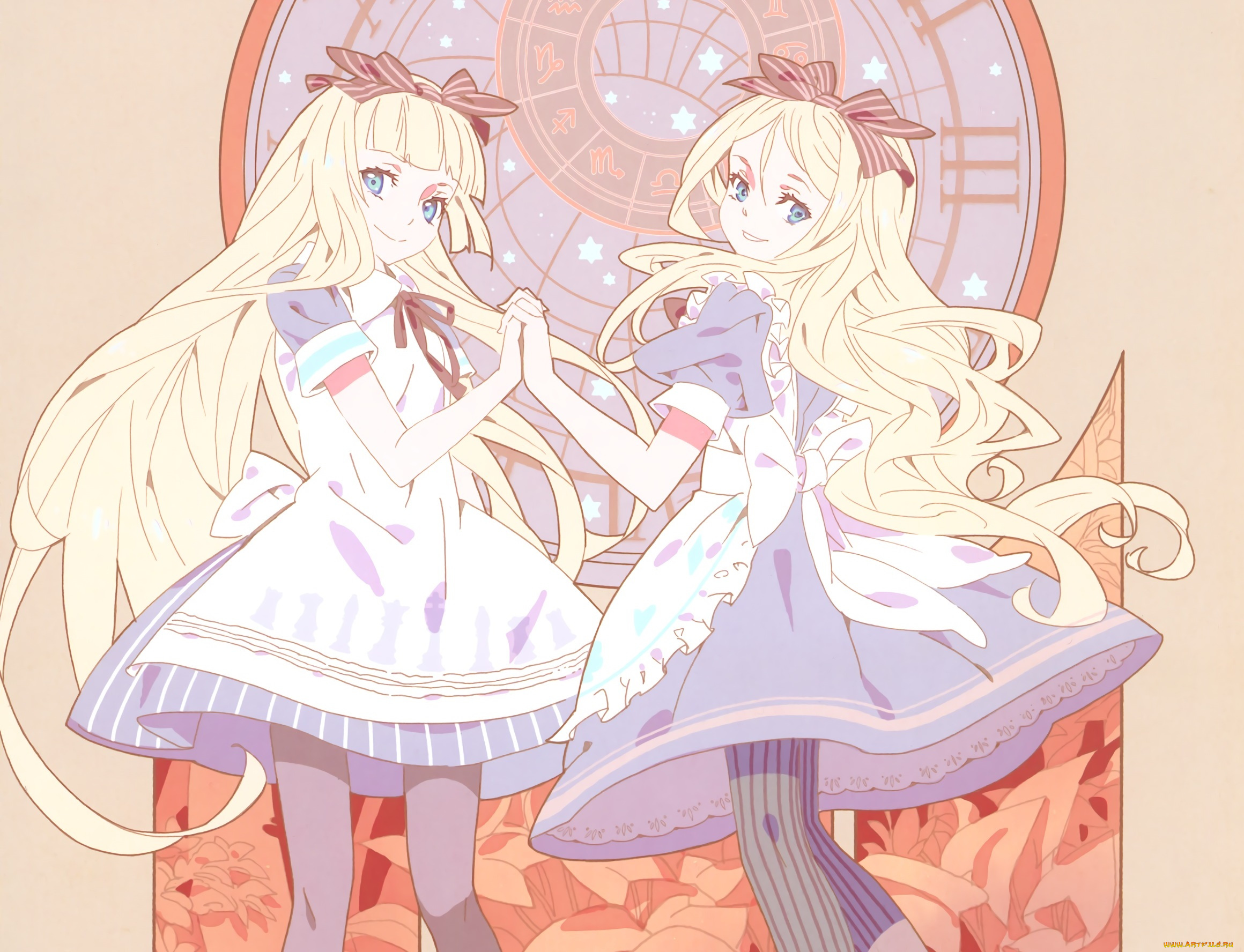 аниме, alice, in, wonderland, white, datura