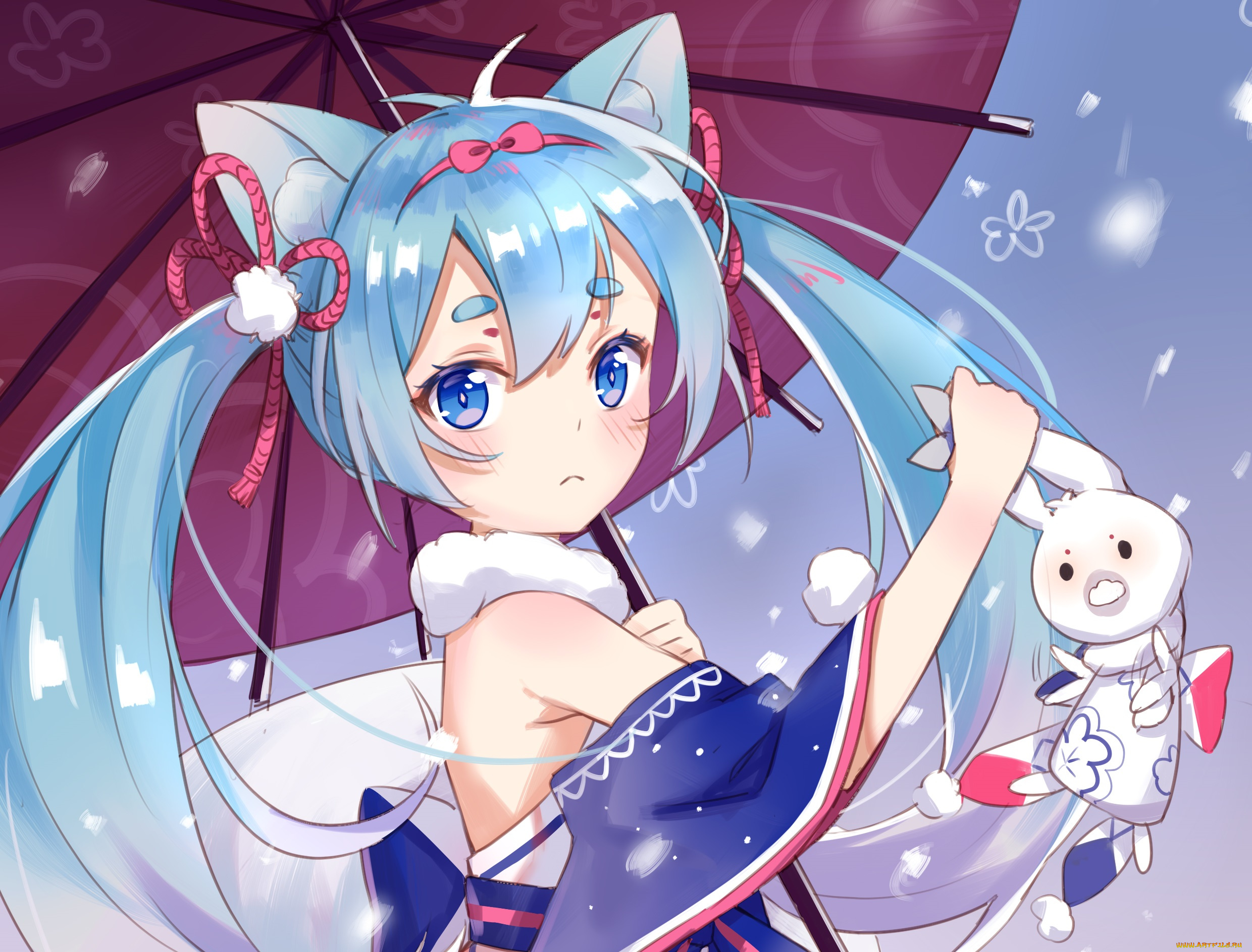 аниме, vocaloid, hatsune, miku