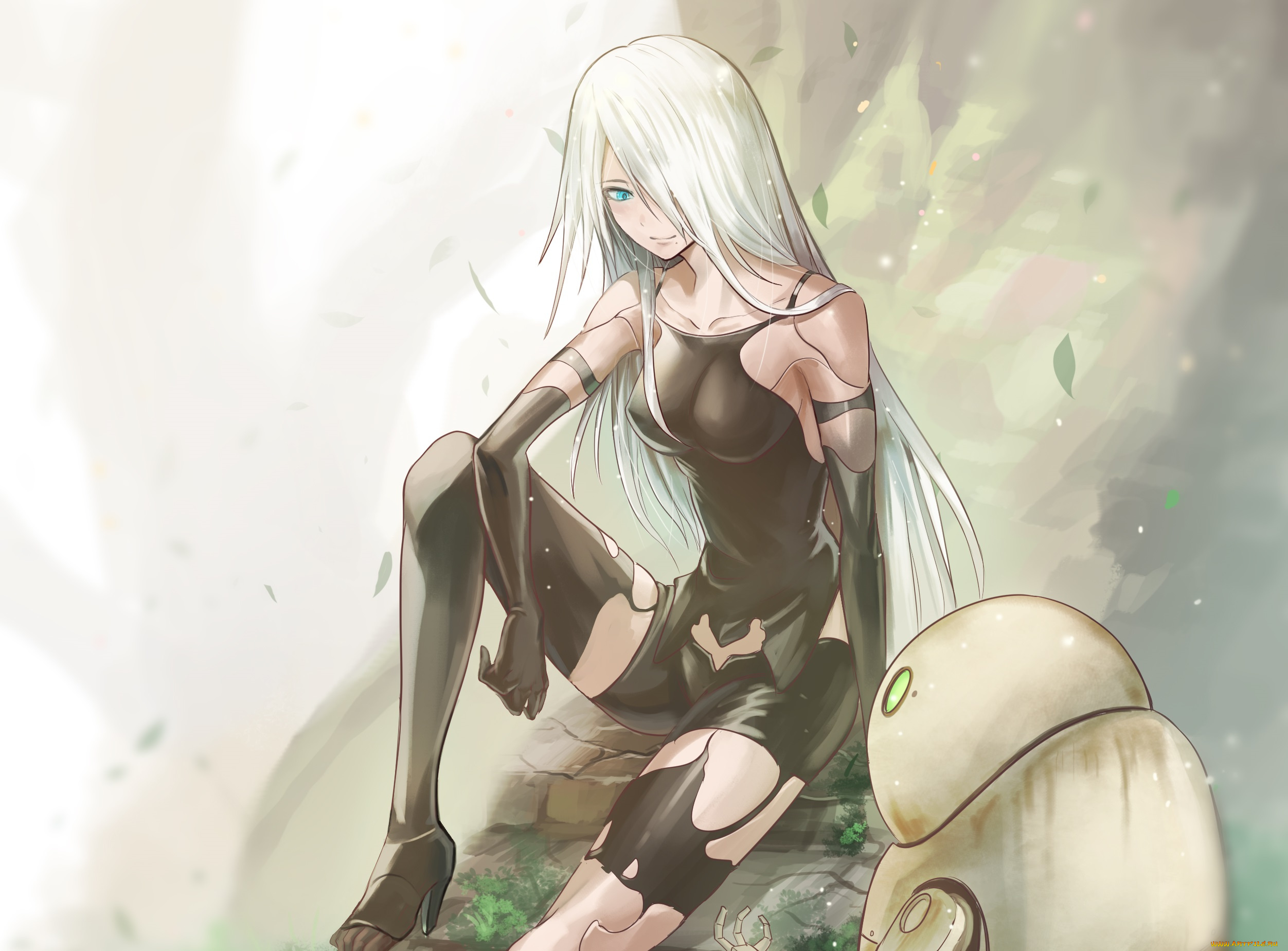 видео, игры, nier, , automata, automata