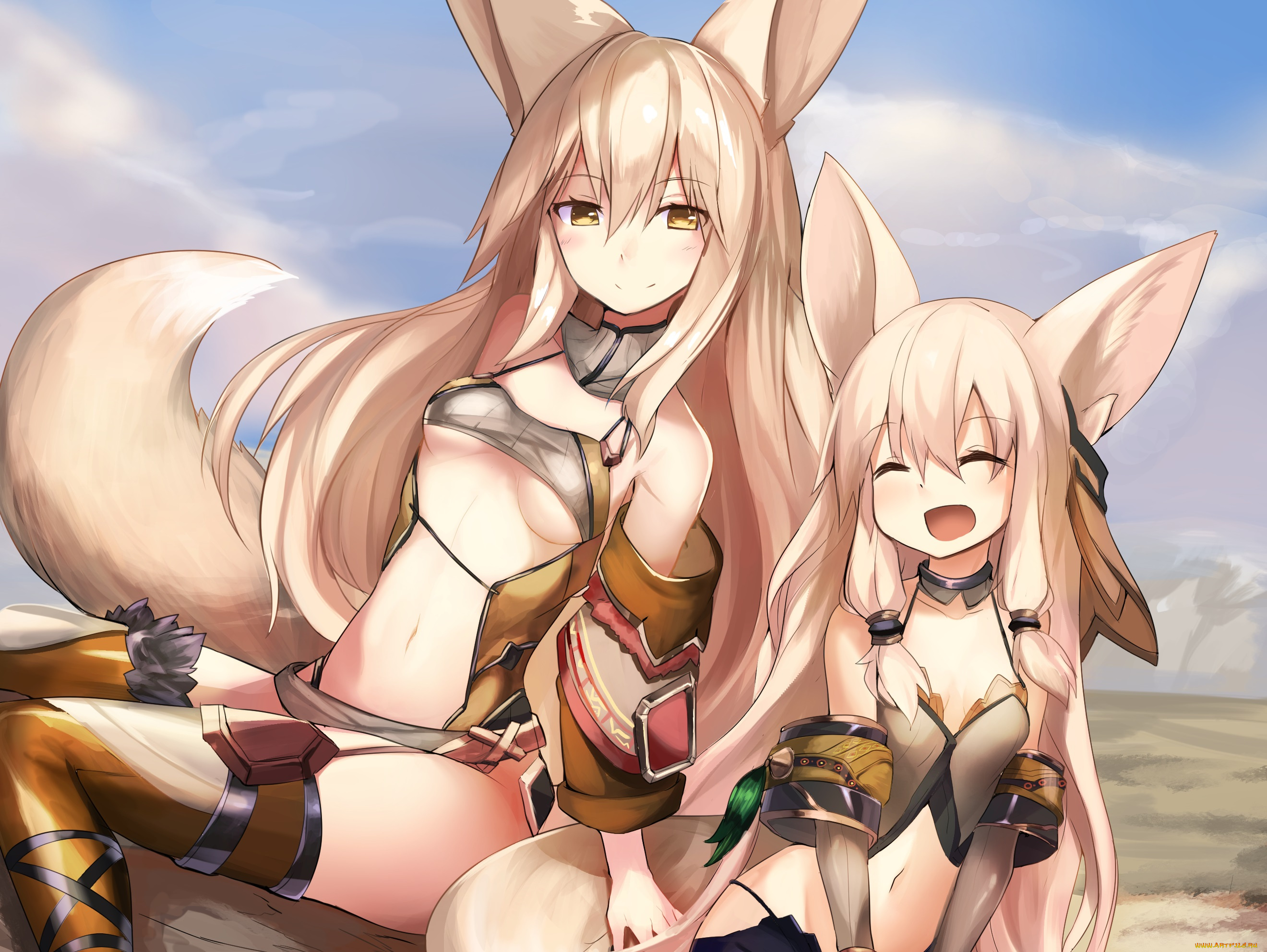 аниме, животные, , существа, фенёки