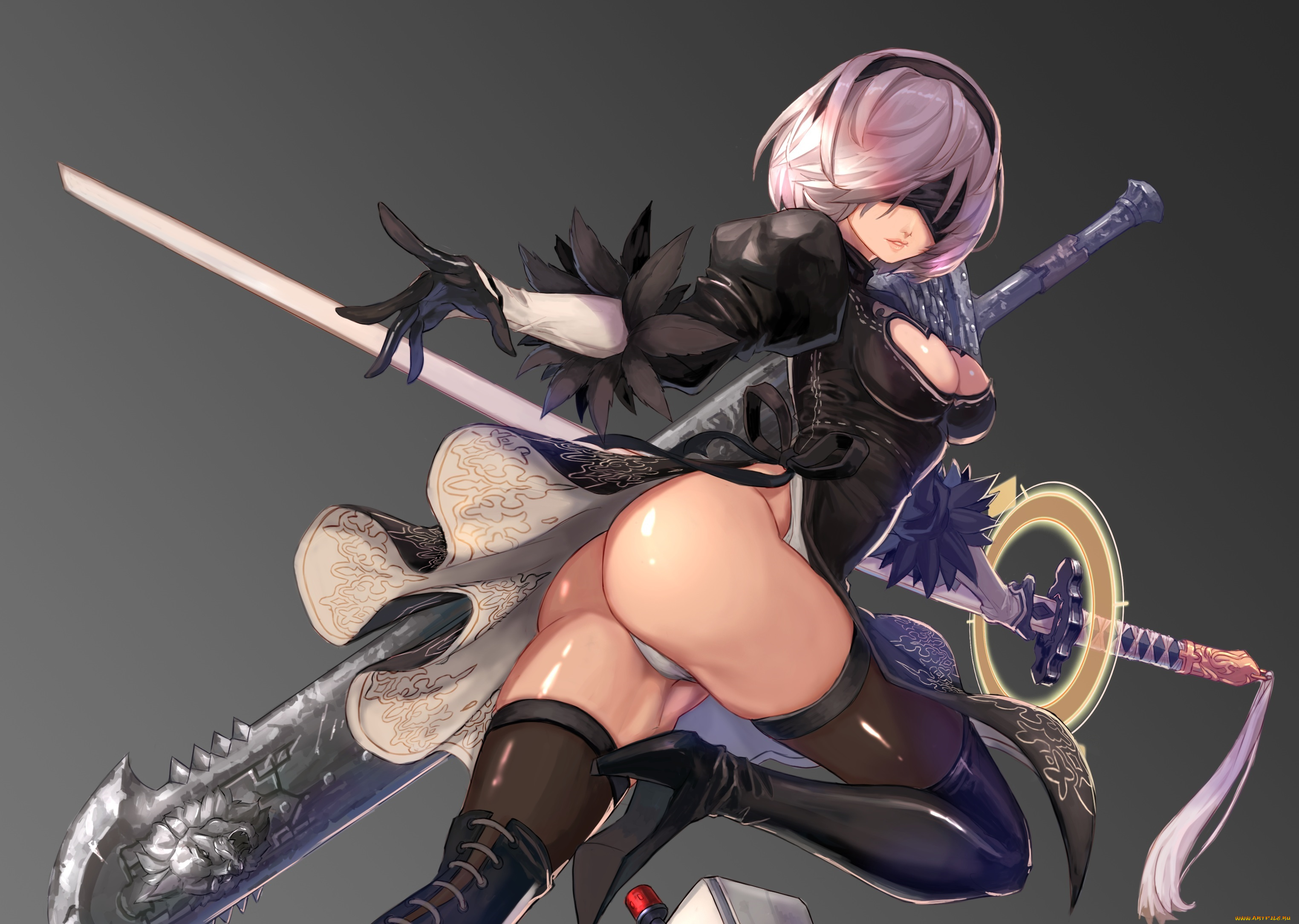 видео, игры, nier, , automata, automata