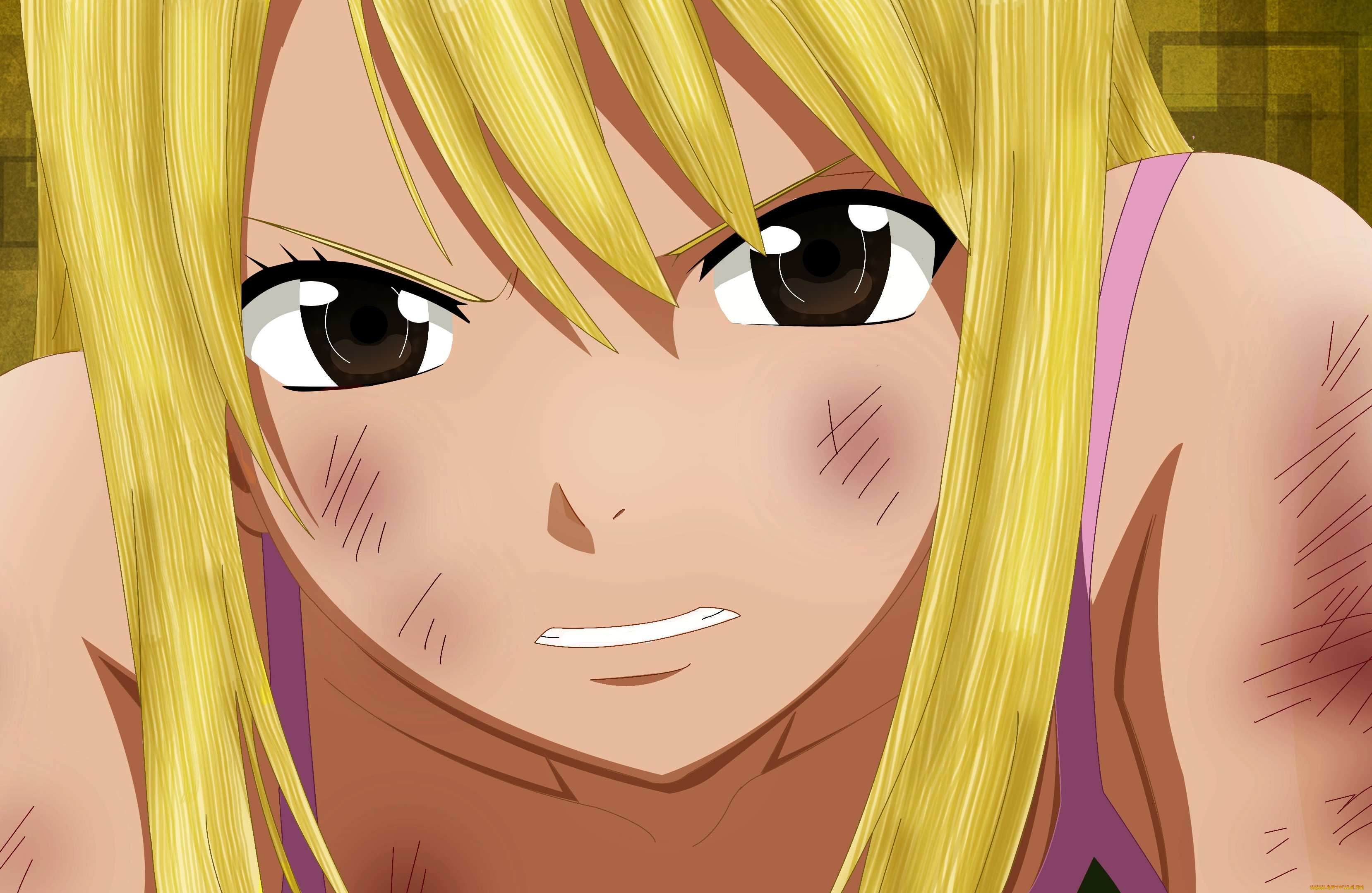 аниме, fairy, tail, люси