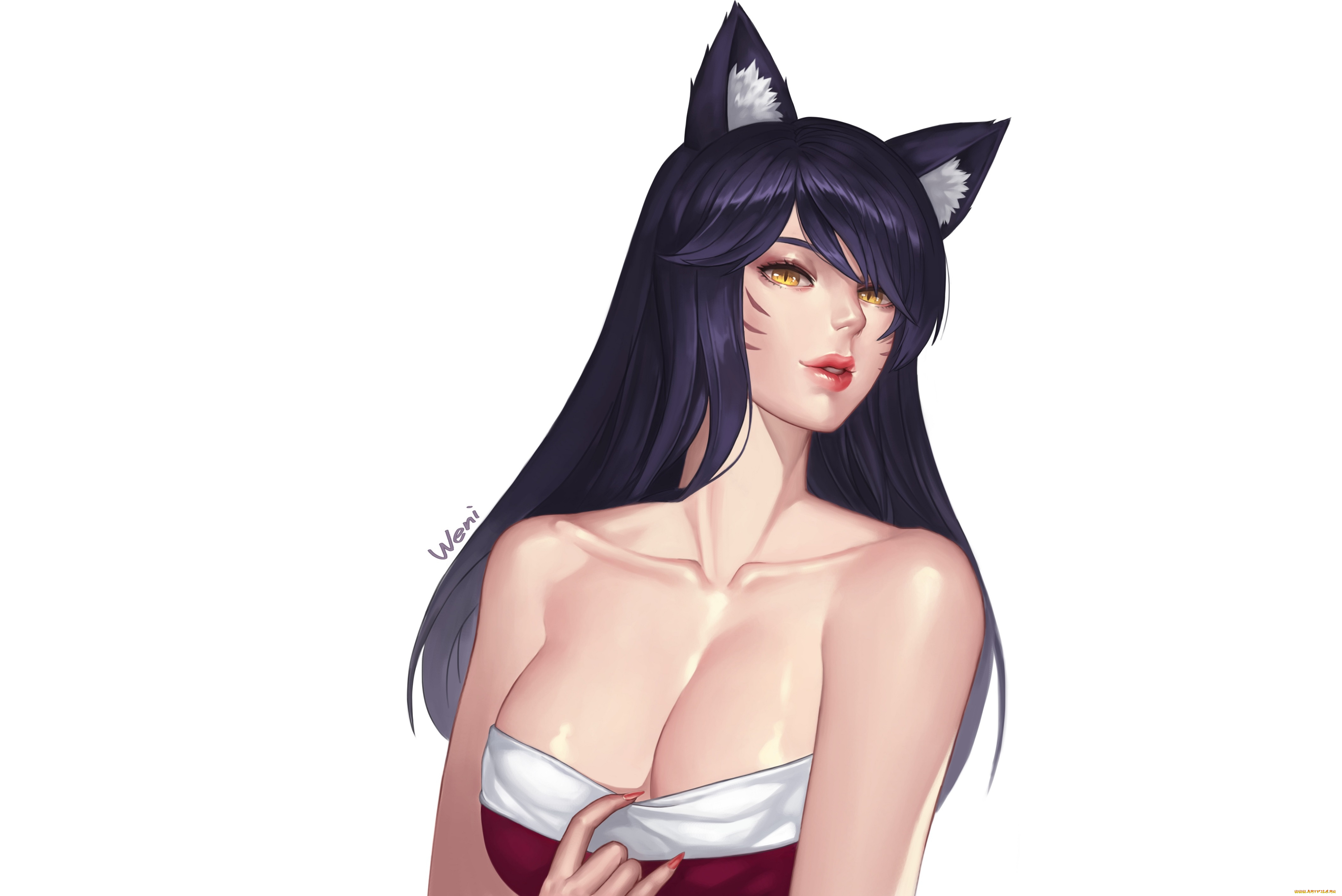 видео, игры, league, of, legends, ahri