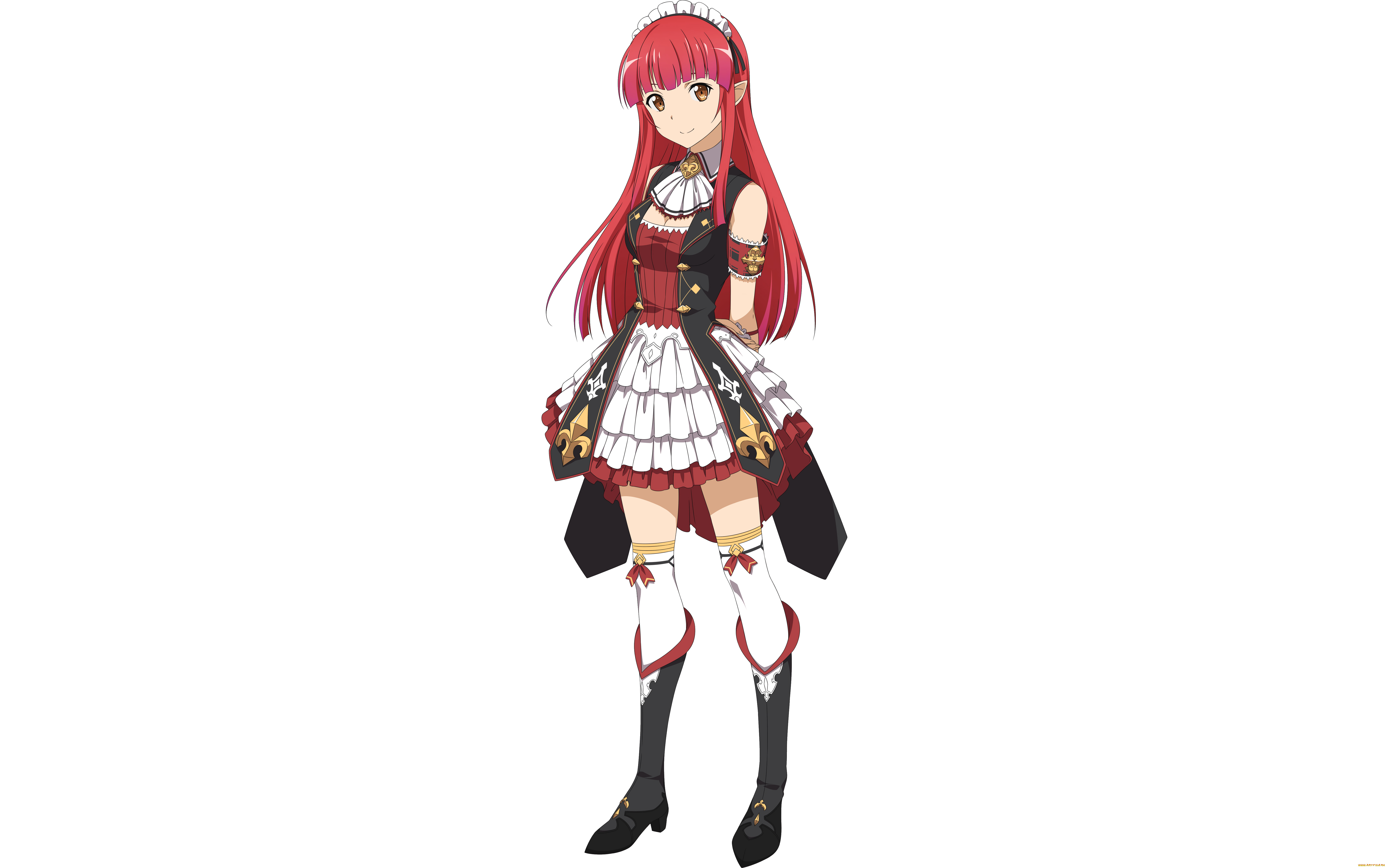 аниме, sword, art, online, взгляд, фон, девушка