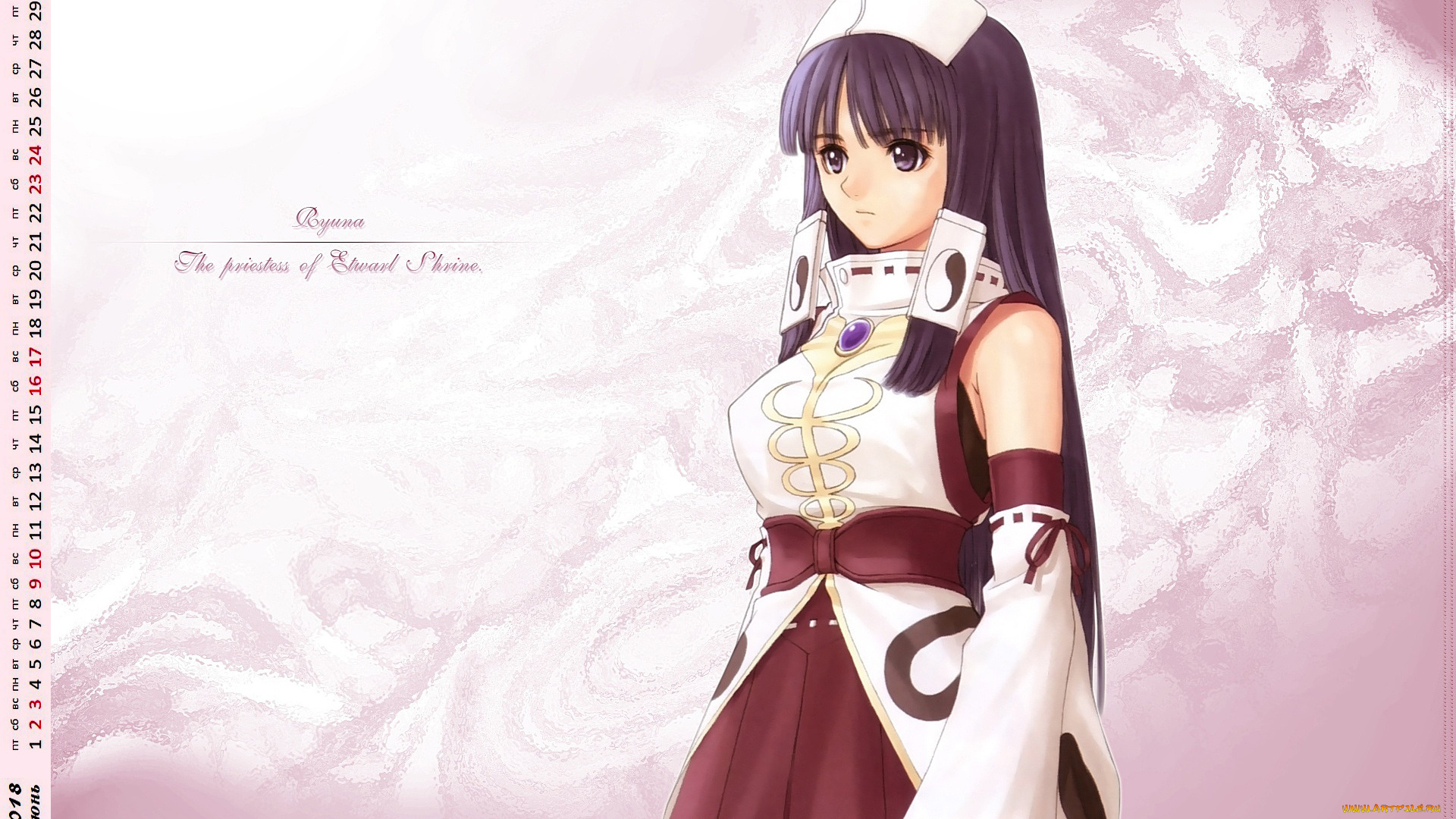 календари, аниме, девушка, взгляд