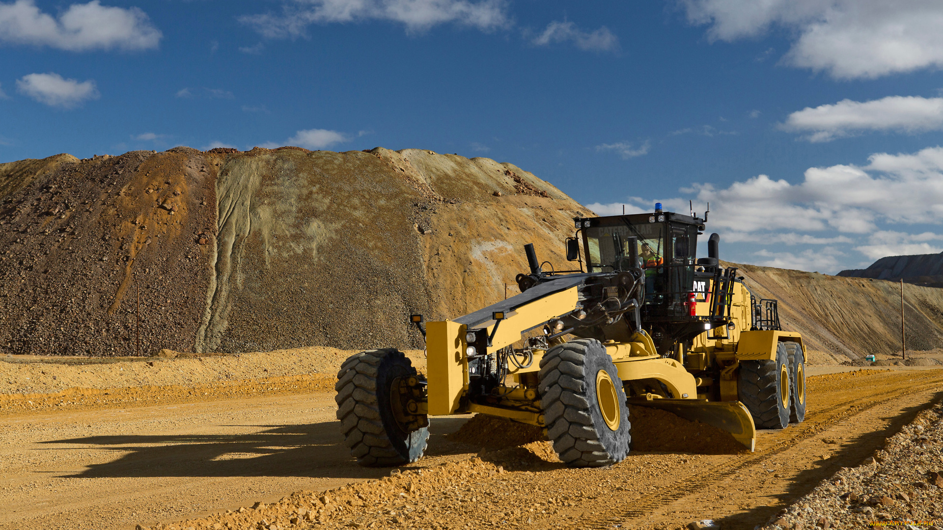 техника, грейдеры, caterpillar