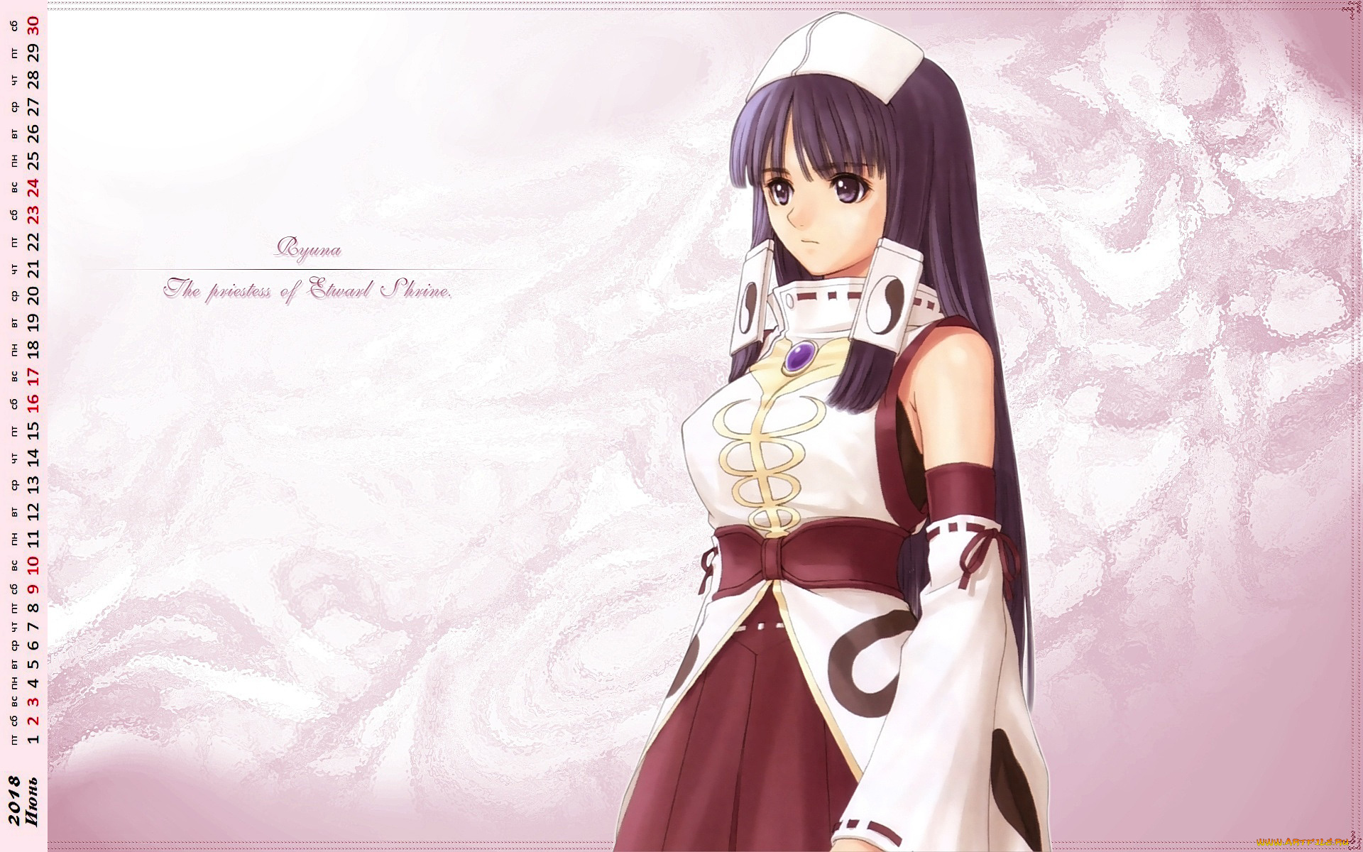 календари, аниме, девушка, взгляд