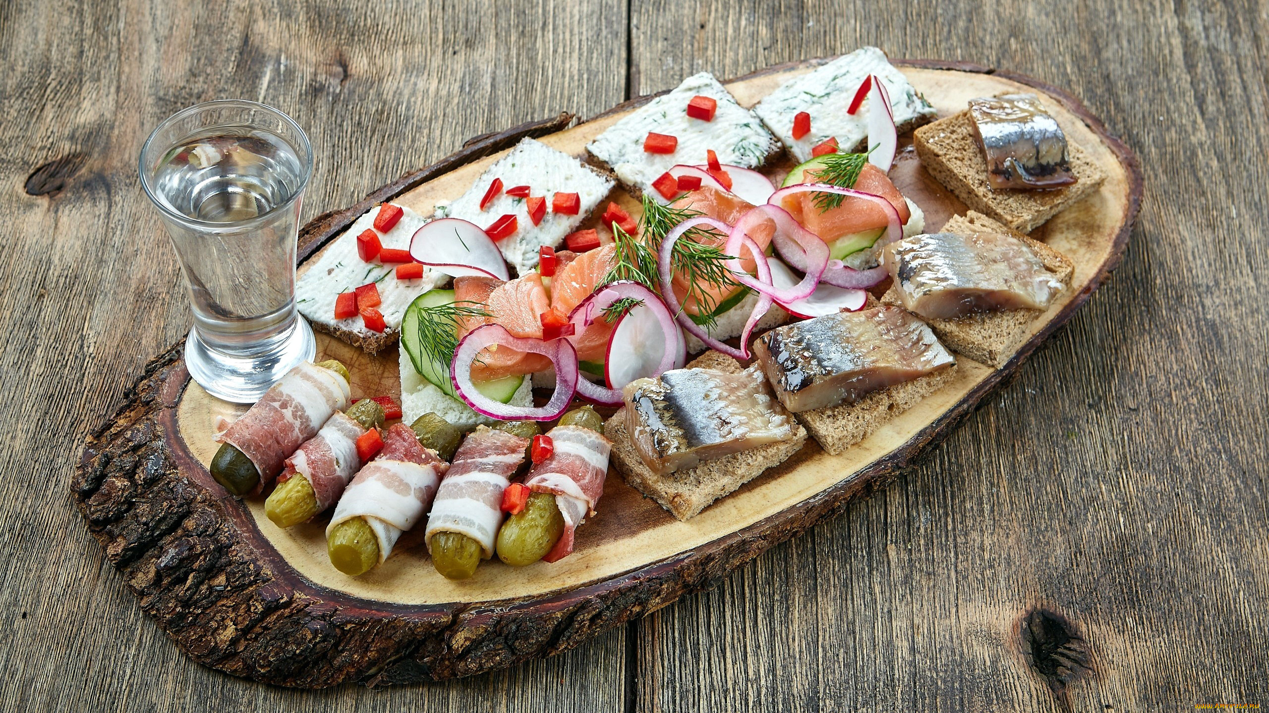 еда, бутерброды, , гамбургеры, , канапе, водка, огурчики, лук, селедка, хлеб