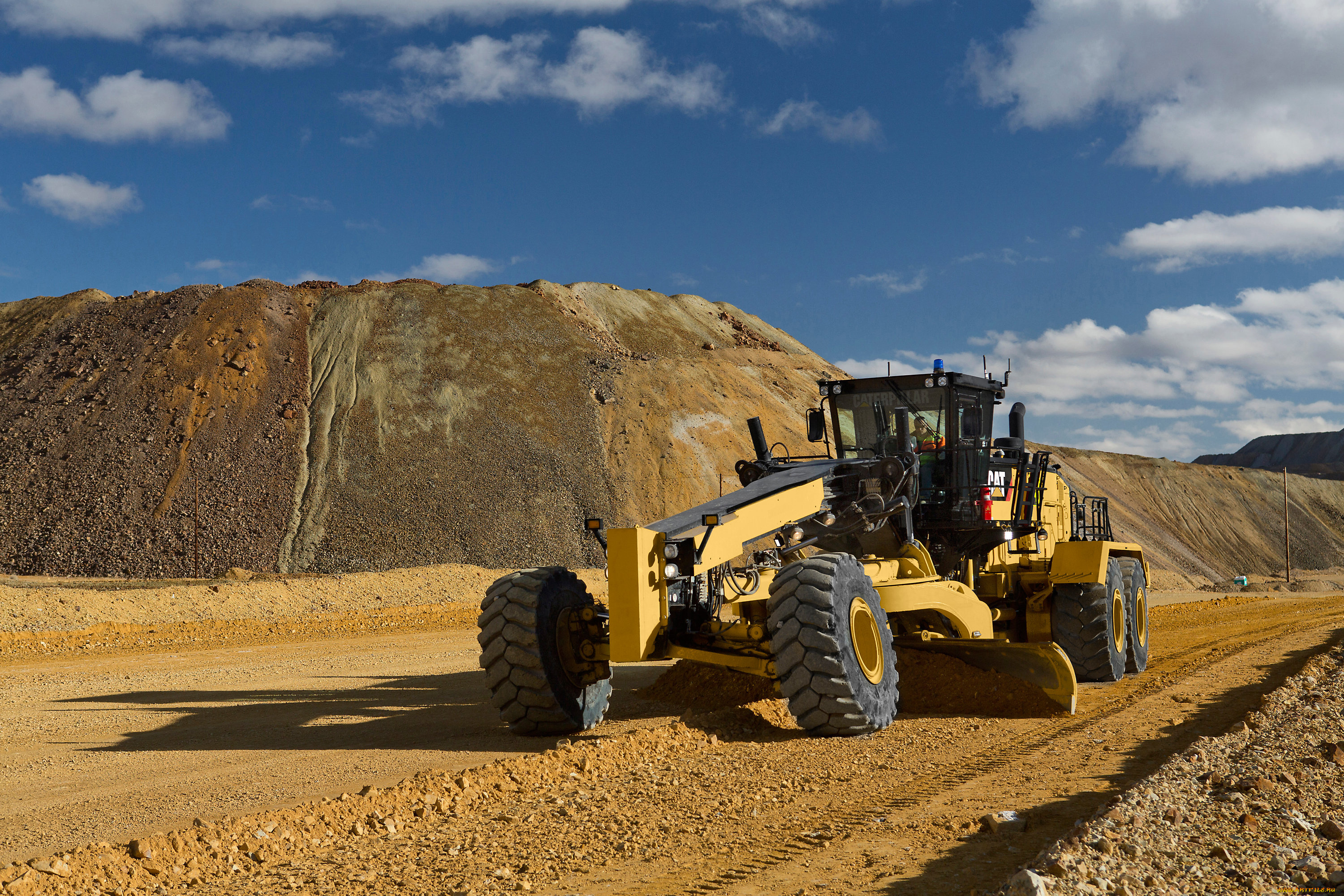 техника, грейдеры, caterpillar