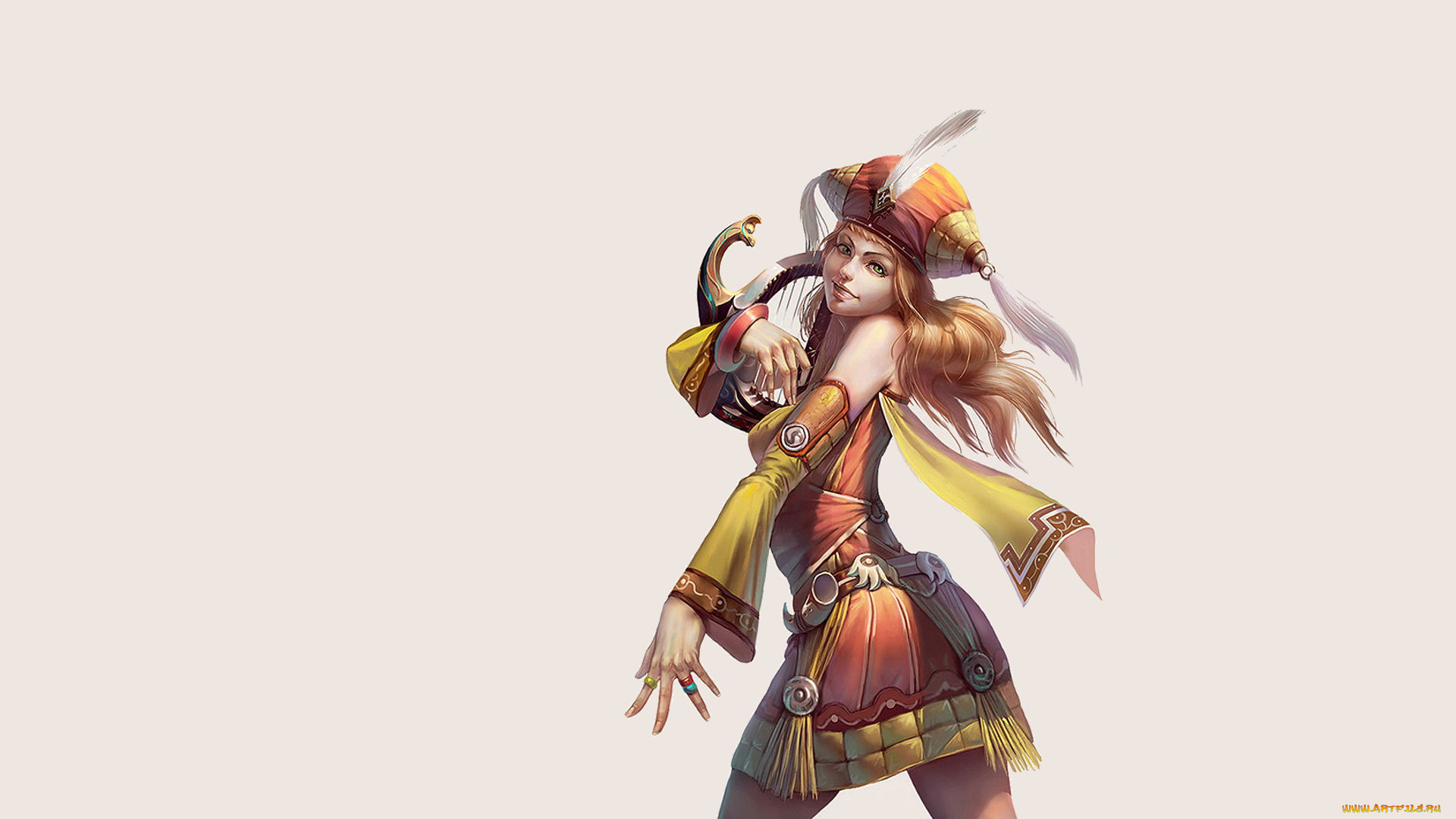 видео, игры, ---другое, арфа, девушка, riggs