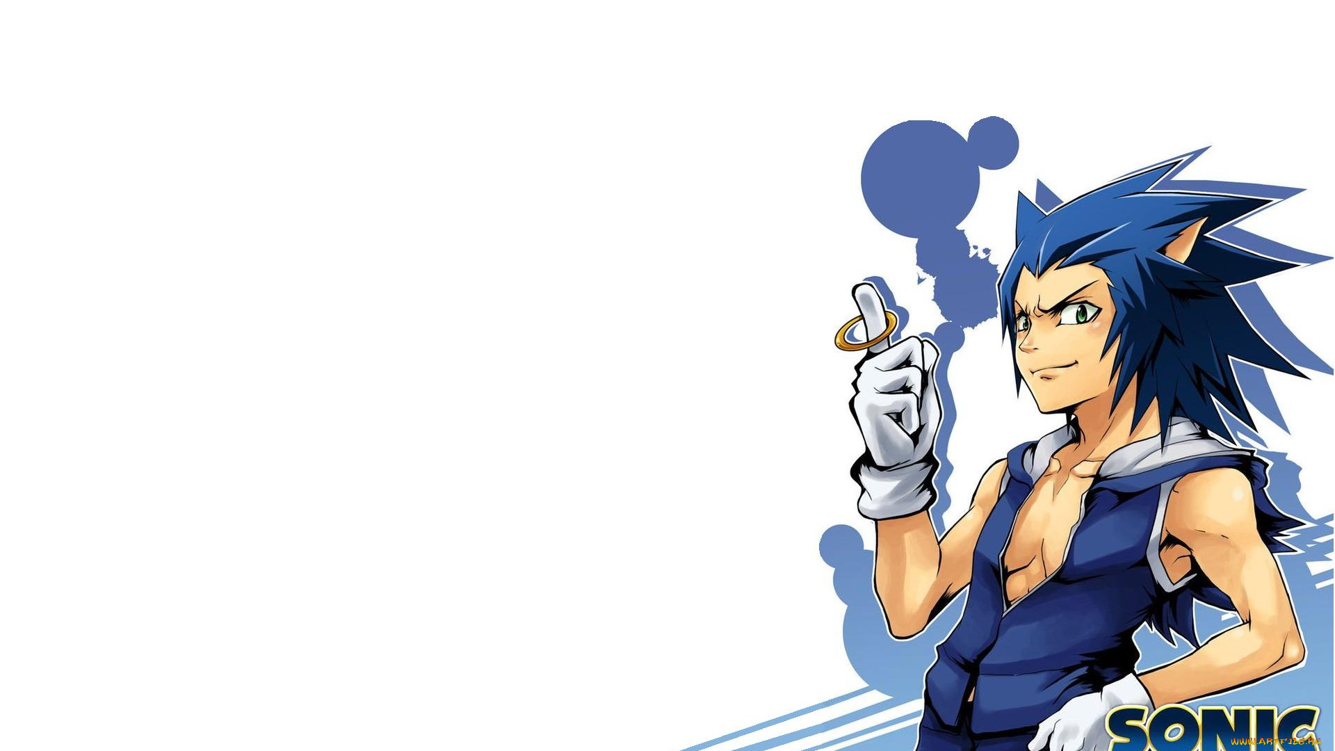 видео, игры, ---другое, кольцо, перчатки, соник, парень