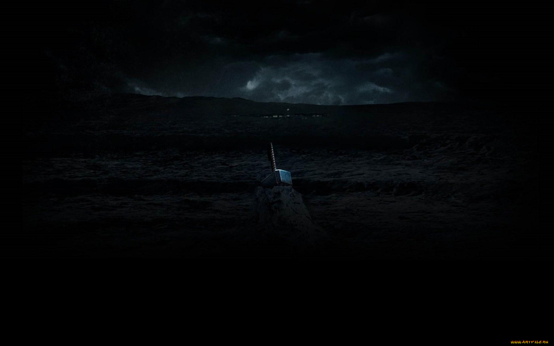 кино, фильмы, thor, ночь, камень, молот