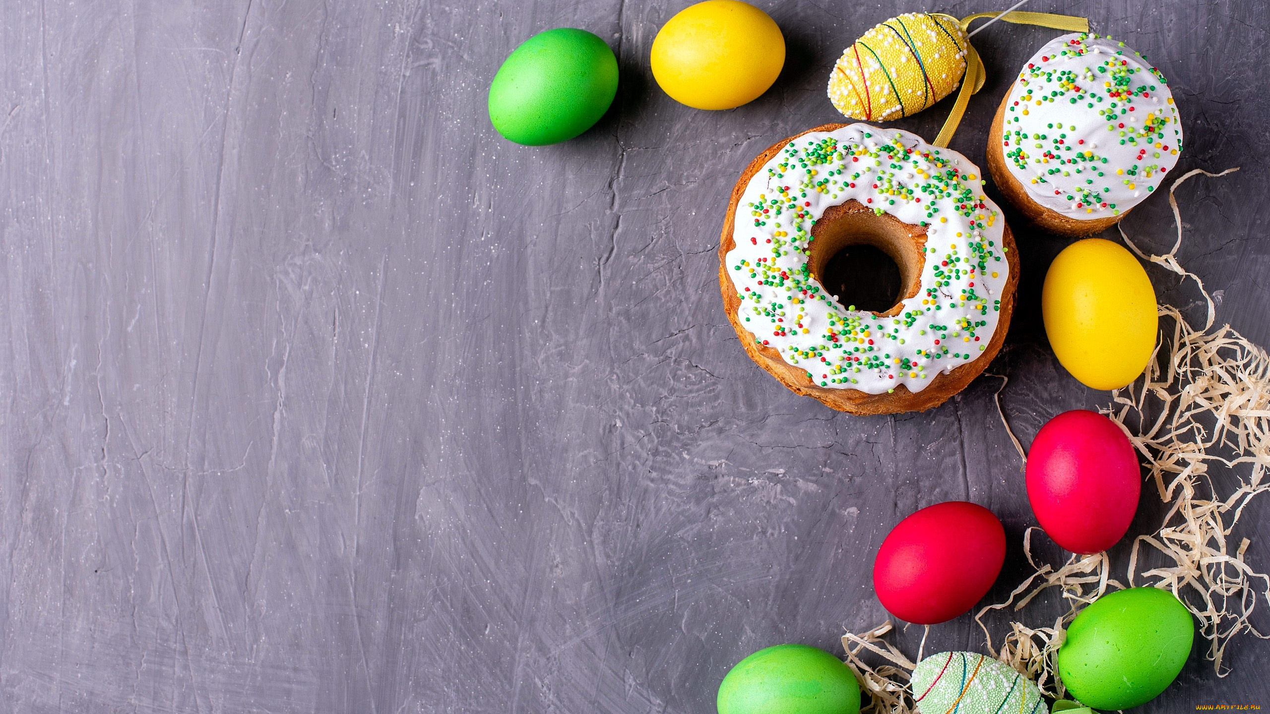 праздничные, пасха, кулич, крашенки