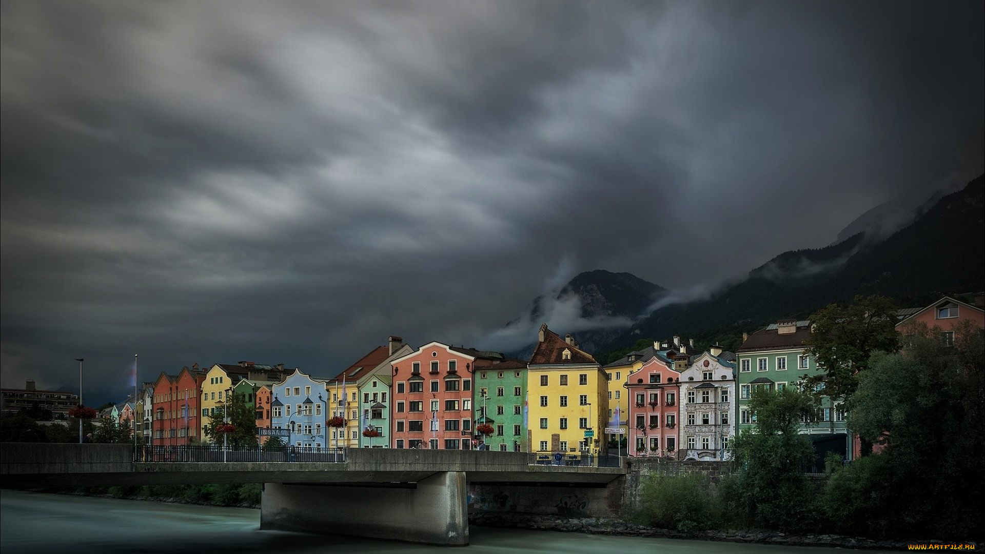 innsbruck, инсбрук, австрия, города, -, мосты, инсбрук, австрия