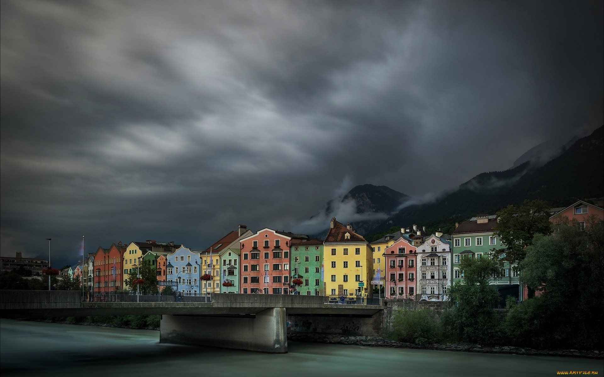 innsbruck, инсбрук, австрия, города, -, мосты, инсбрук, австрия