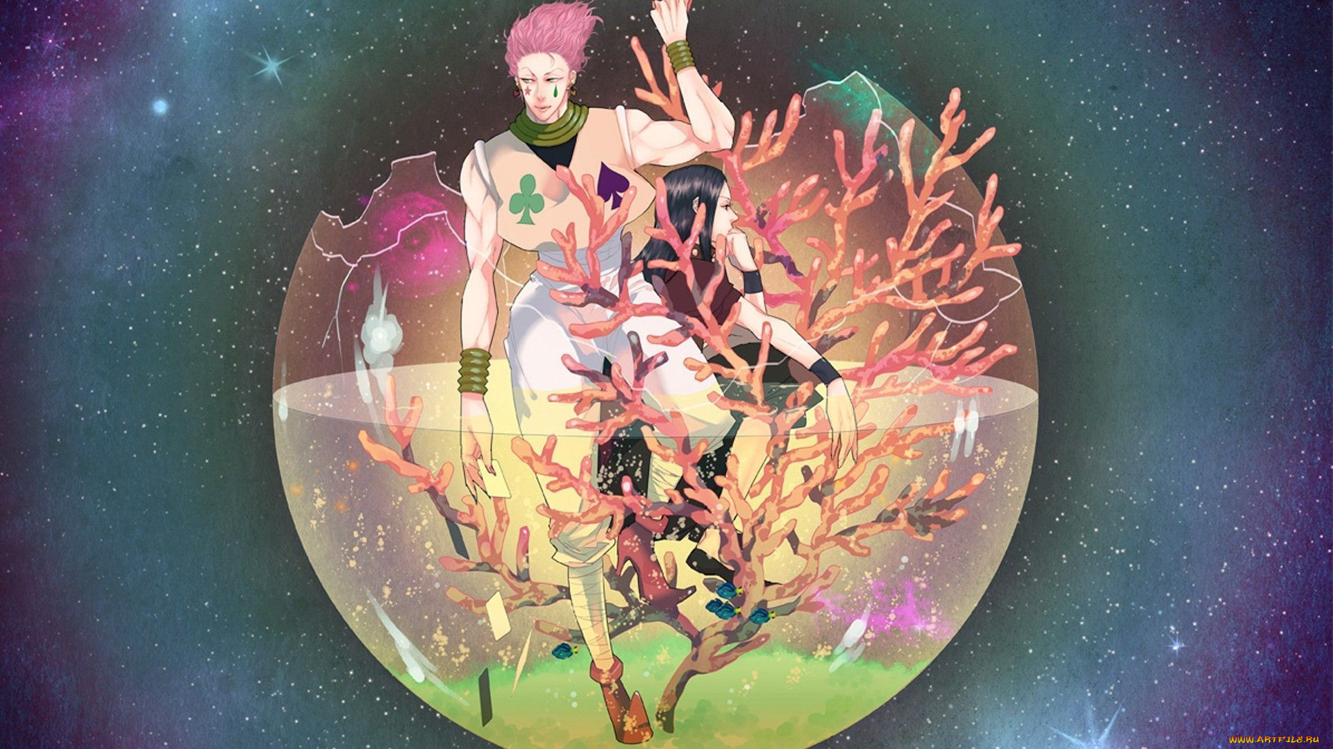 аниме, hunter, x, hunter, охотник, х