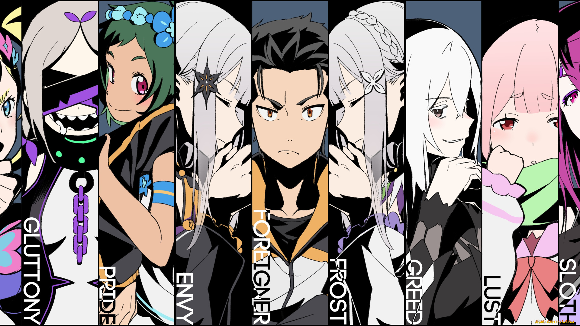 аниме, re, , zero, kara, hajimeru, isekai, seikatsu, жизнь, в, альтернативном, мире, с, нуля