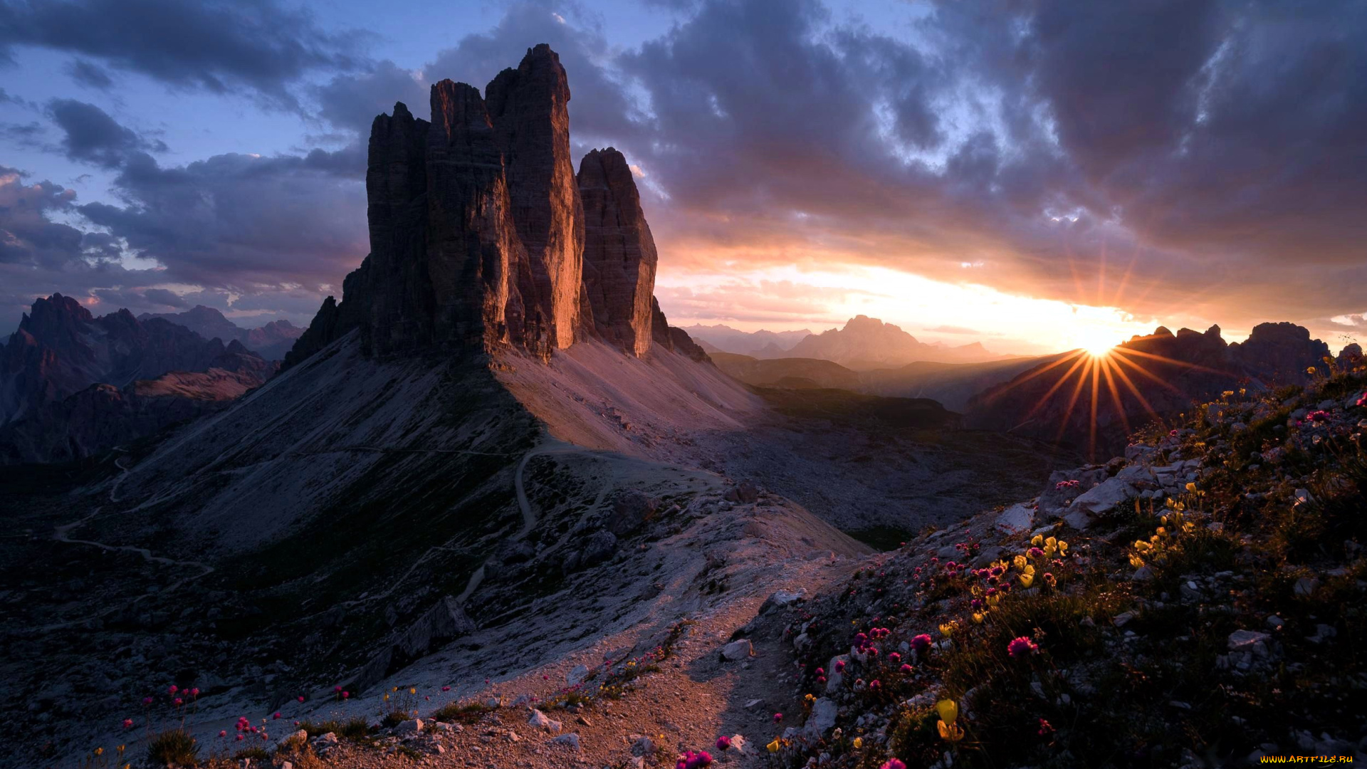 three, peaks, of, lavaredo, italy, природа, горы, three, peaks, of, lavaredo