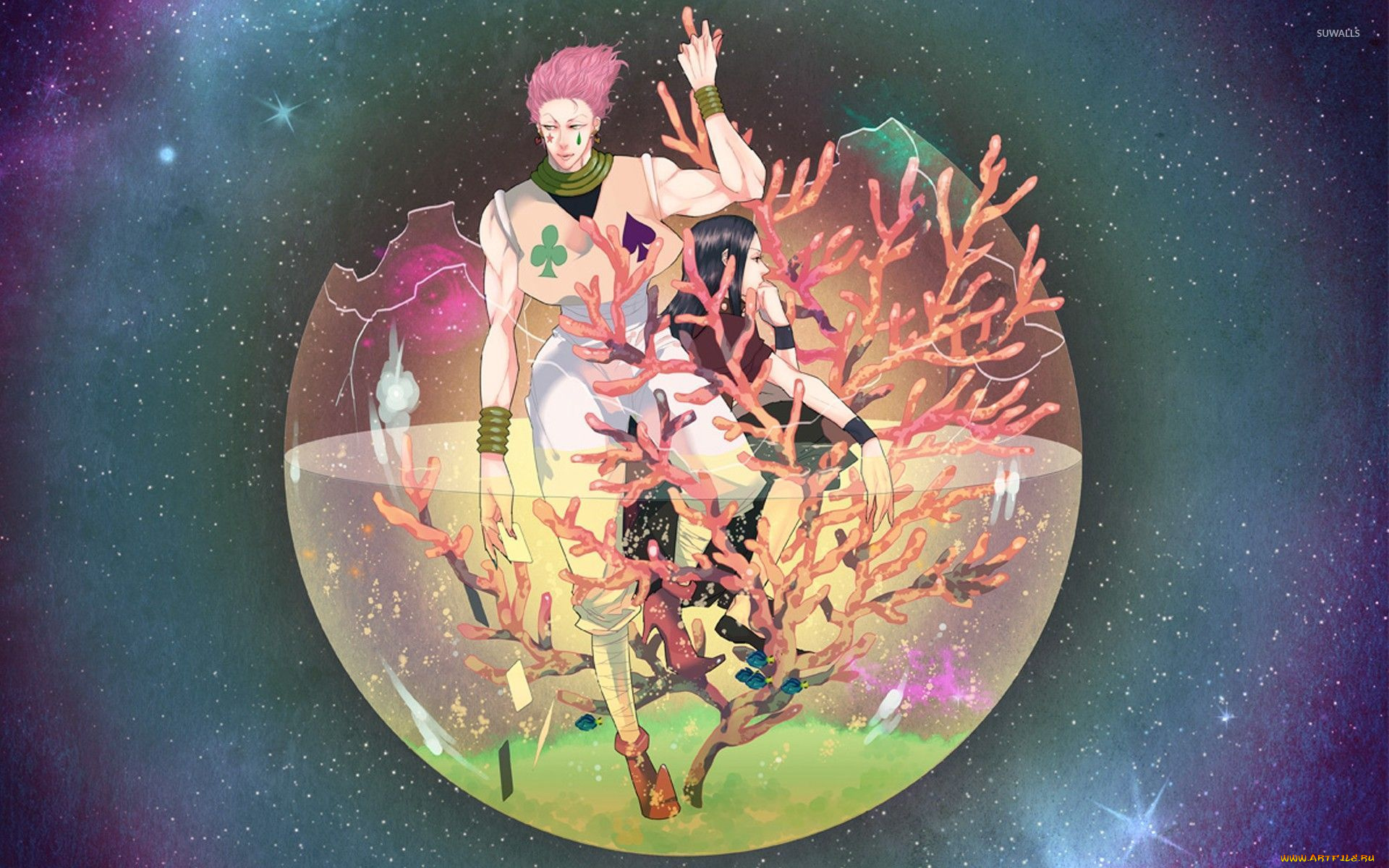 аниме, hunter, x, hunter, охотник, х