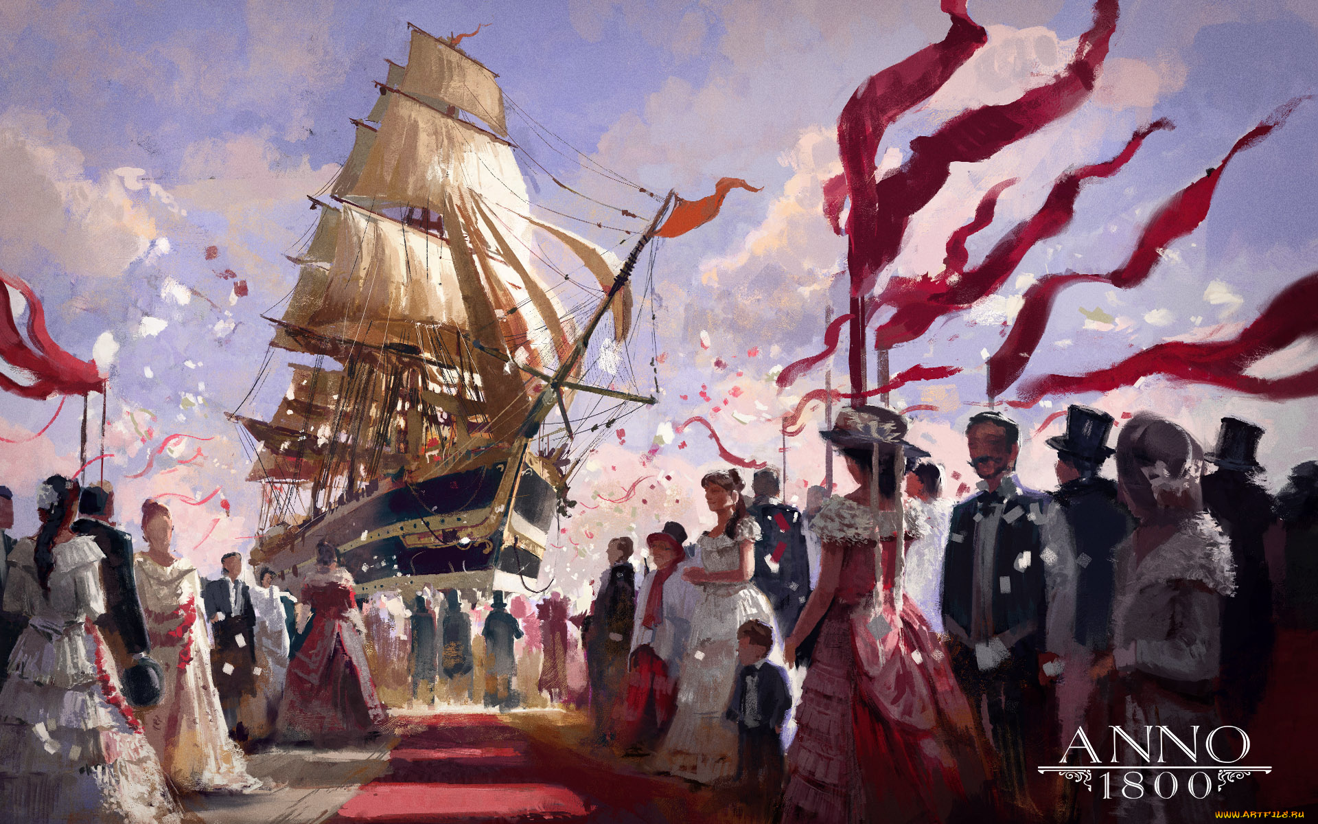 видео, игры, anno, 1800, anno, 1800