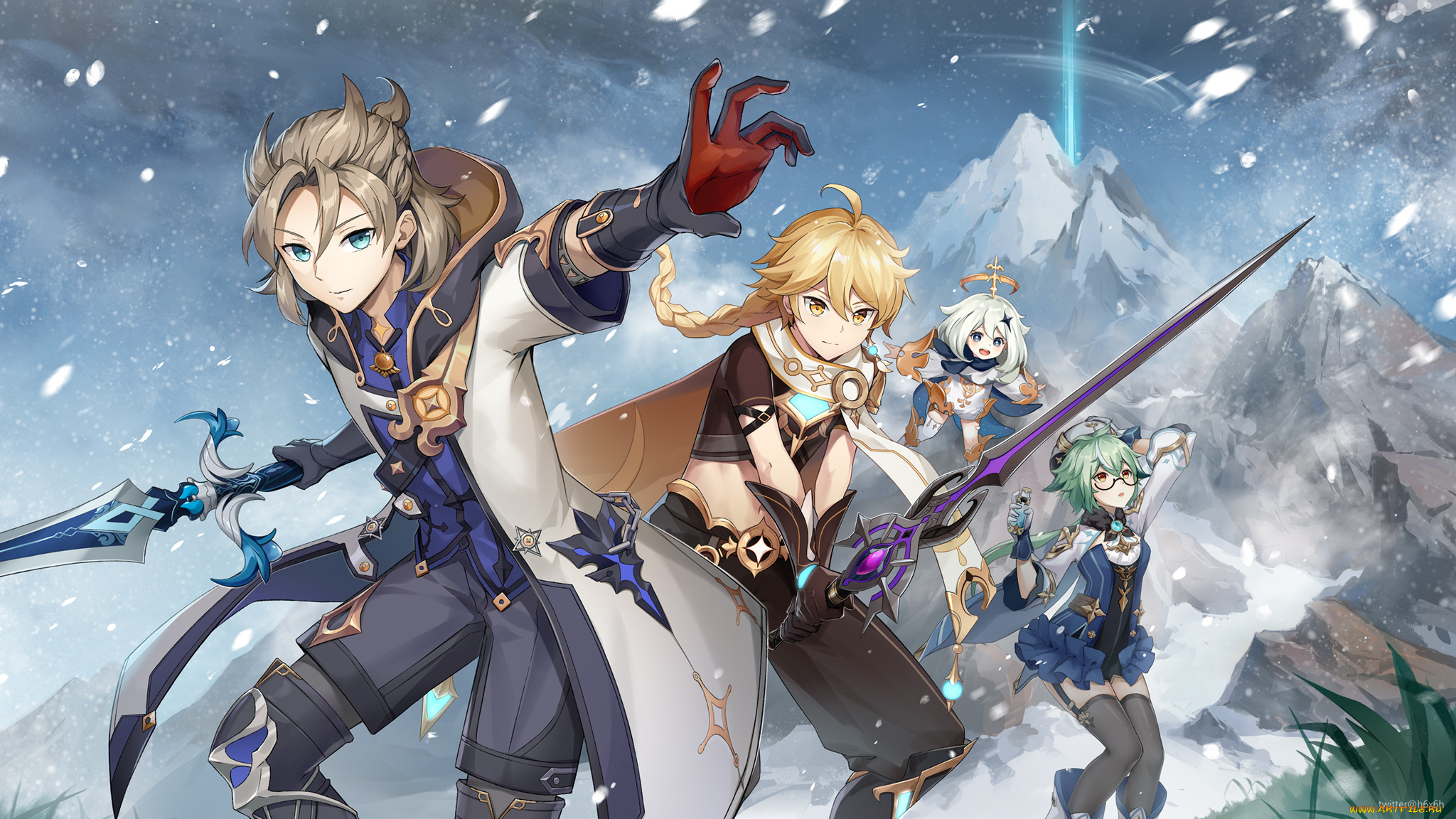 аниме, genshin, impact, genshin, impact