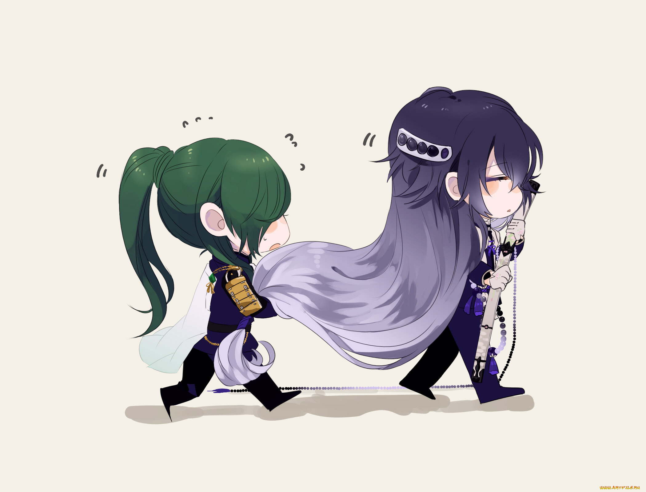 аниме, touken, ranbu, танец, мечей
