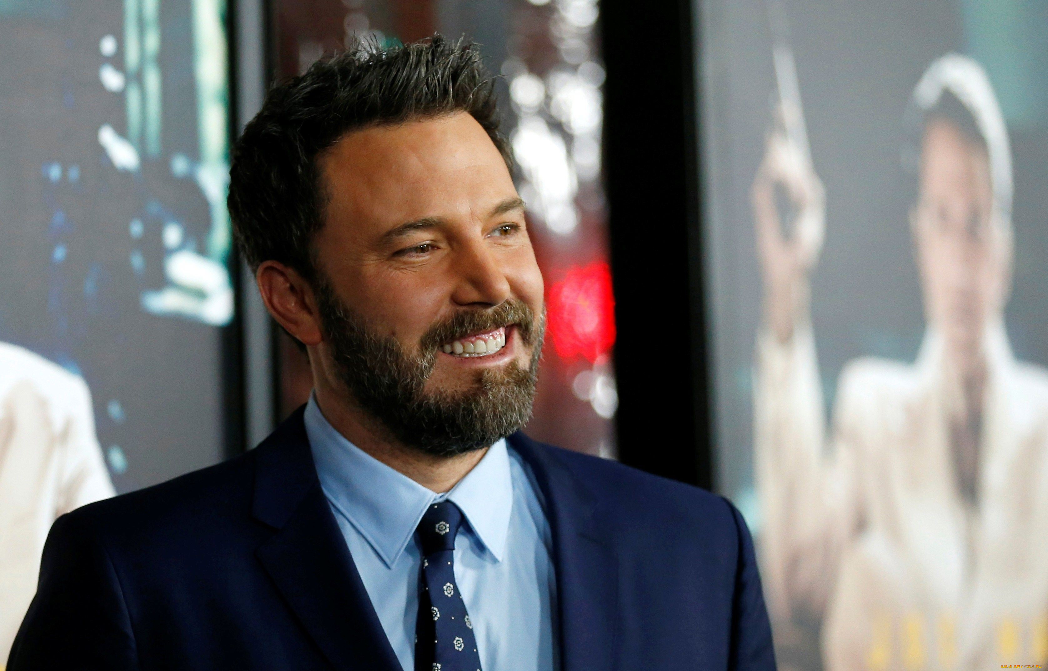 мужчины, ben, affleck, актер, лицо, борода, костюм