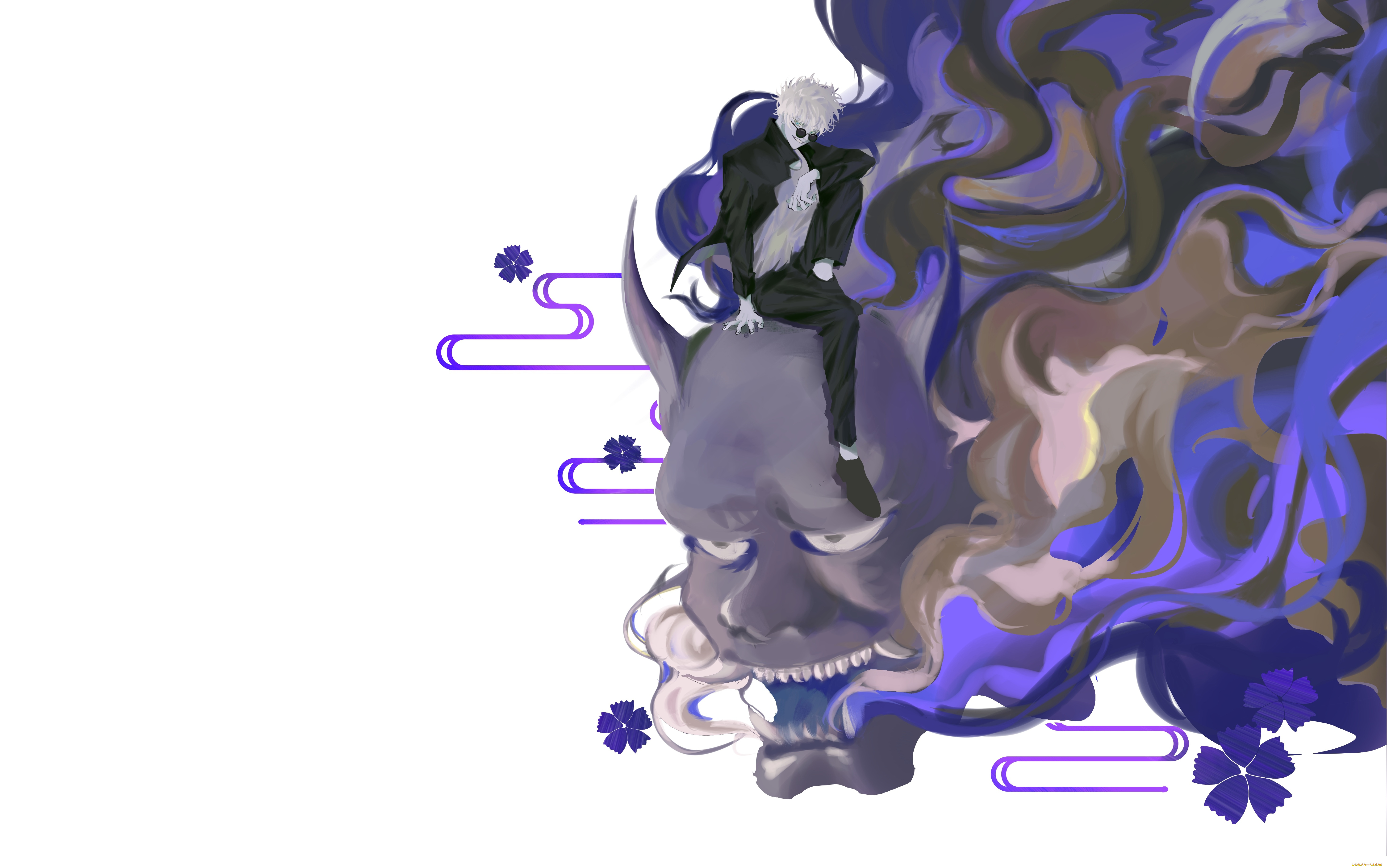 аниме, jujutsu, kaisen, магическая, битва