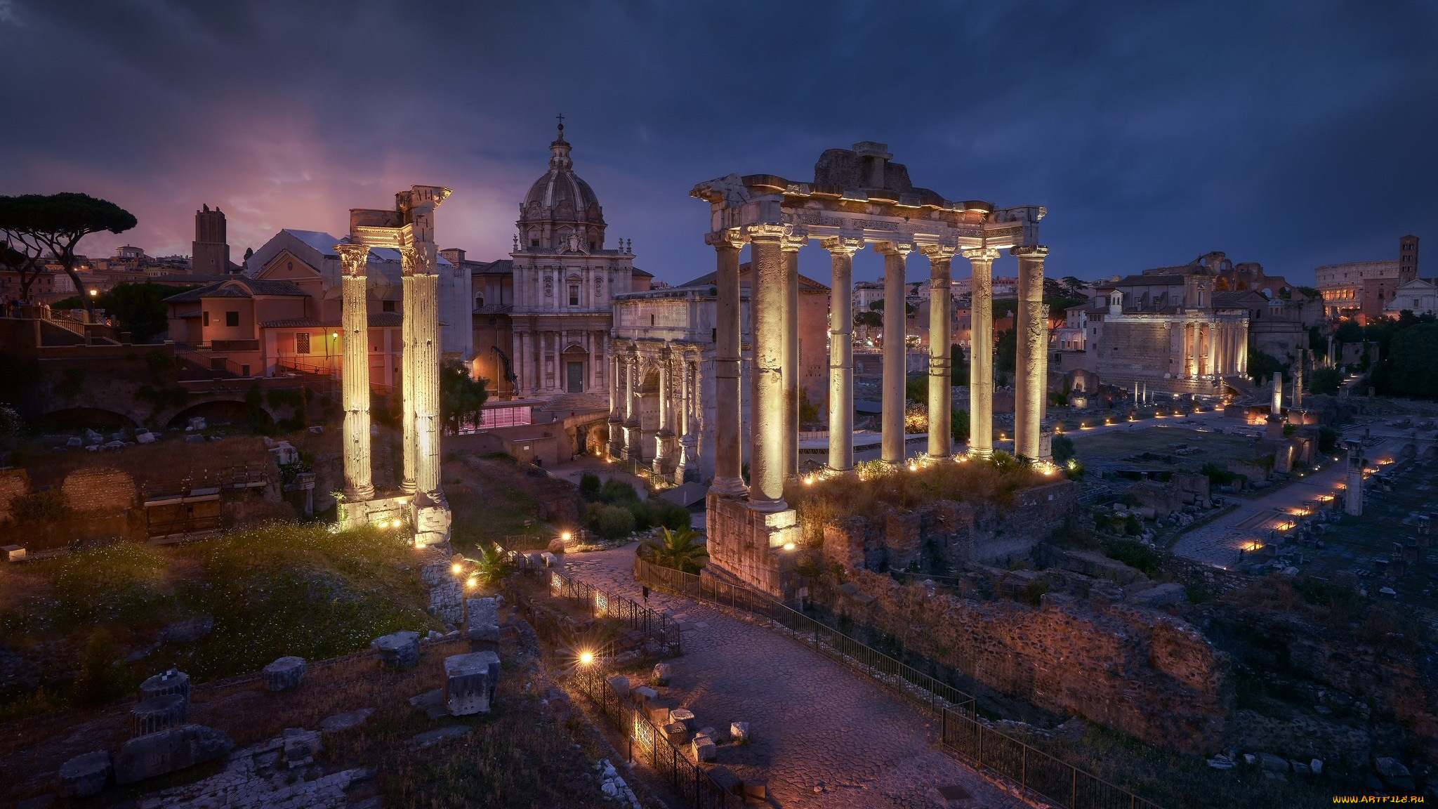 forum, romanum, города, рим, , ватикан, , италия, forum, romanum
