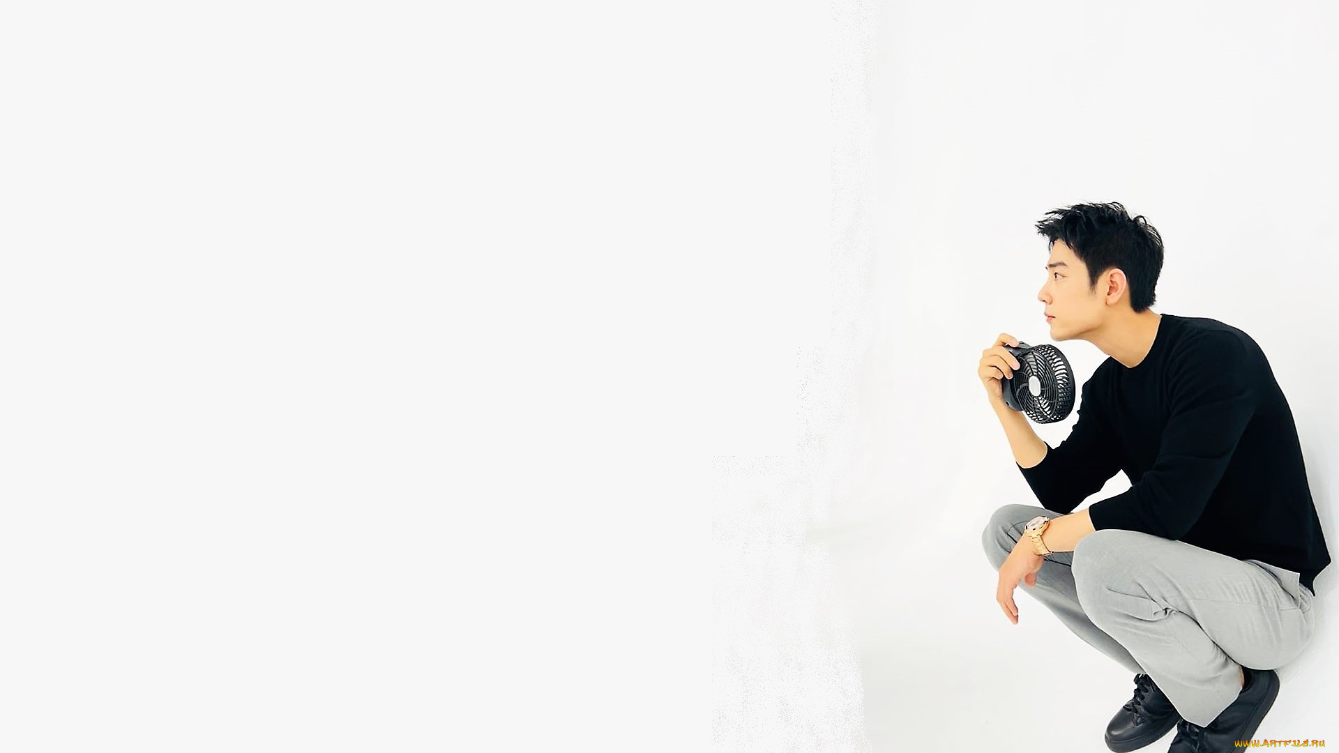 мужчины, xiao, zhan, актер, свитер, вентилятор